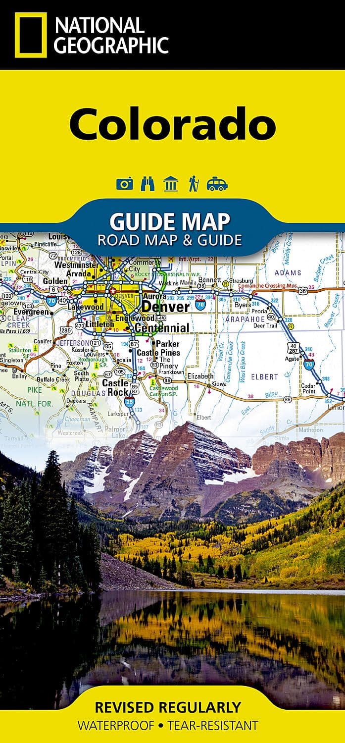 Colorado Map (National Geographic Guide Map)