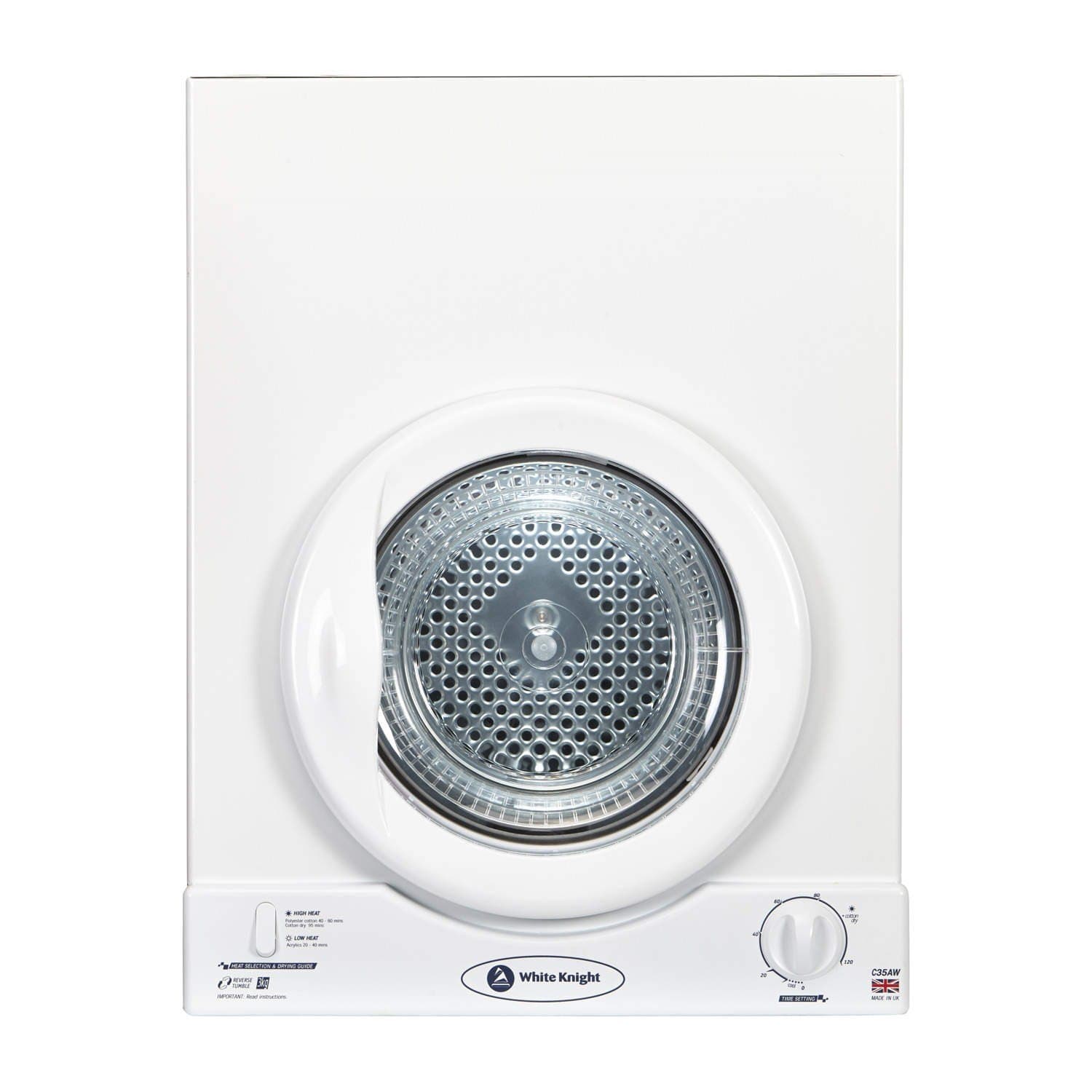 C35AW Wall Mounted Space Saving Tumble Dryer 3kg