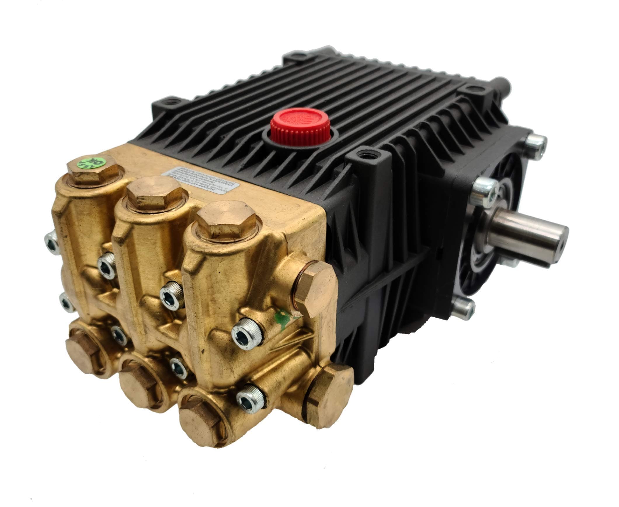 Triplex High Pressure Pump 5000 PSI 4.7 GPM 24 mm Shaft Bertolini KTL 1535