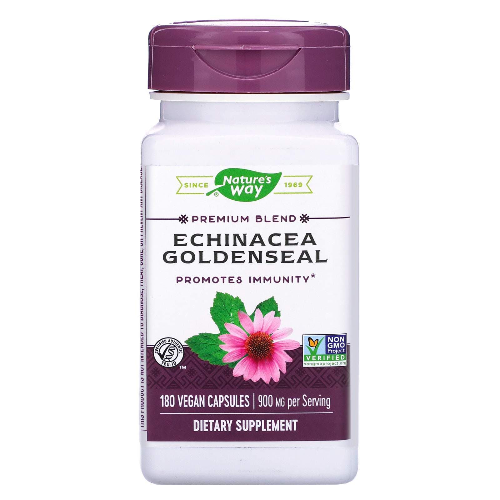 Nature's Way Echinacea Goldenseal - 180 Capsules