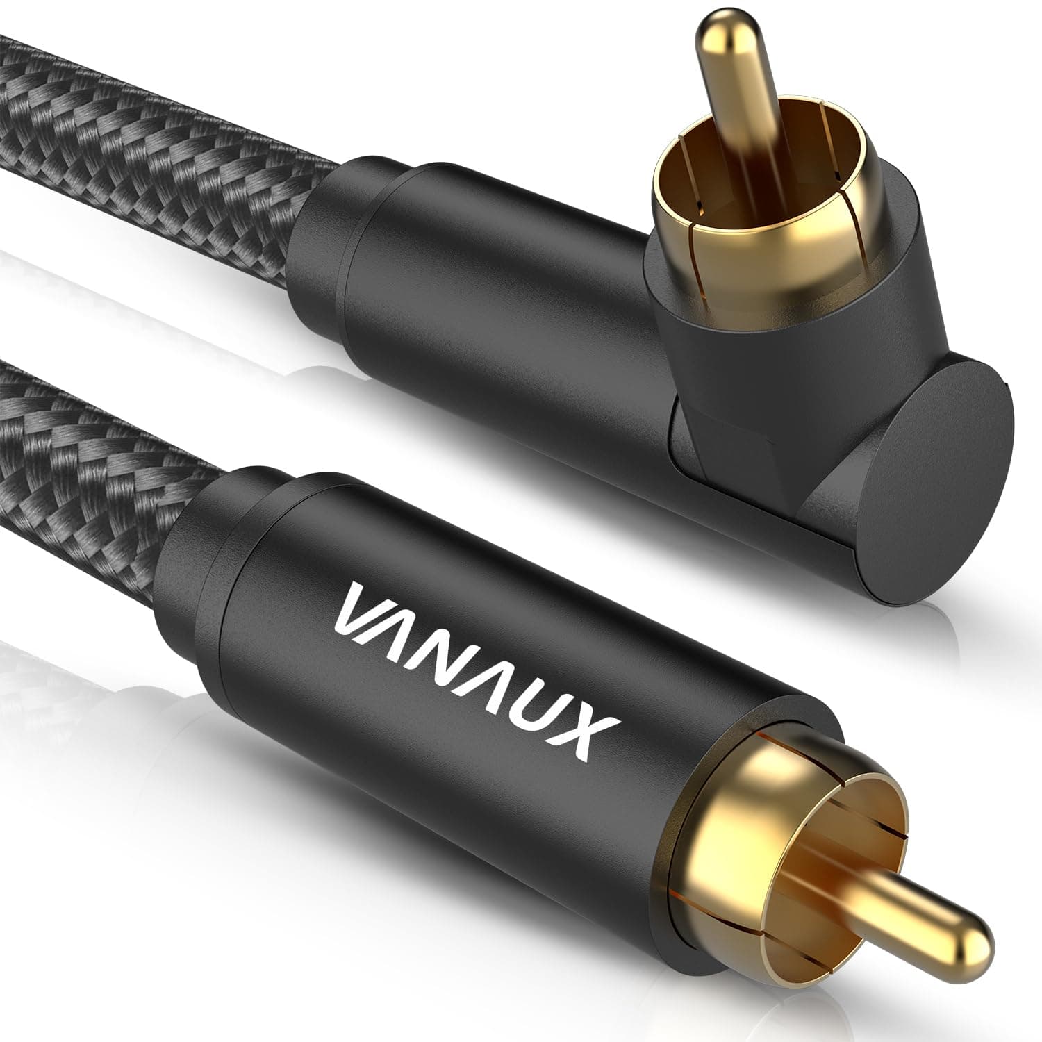 VANAUX 90 Degree RCA Cable