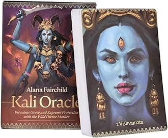 ANBOSI Tarot Cards with 44 Pieces Kali Oracle Tarot Card Game Decks for Beginners, Classic Traditional Standard Tarot Deck Fortune Telling Game Divination Tools for Kids (Kali Oracle)