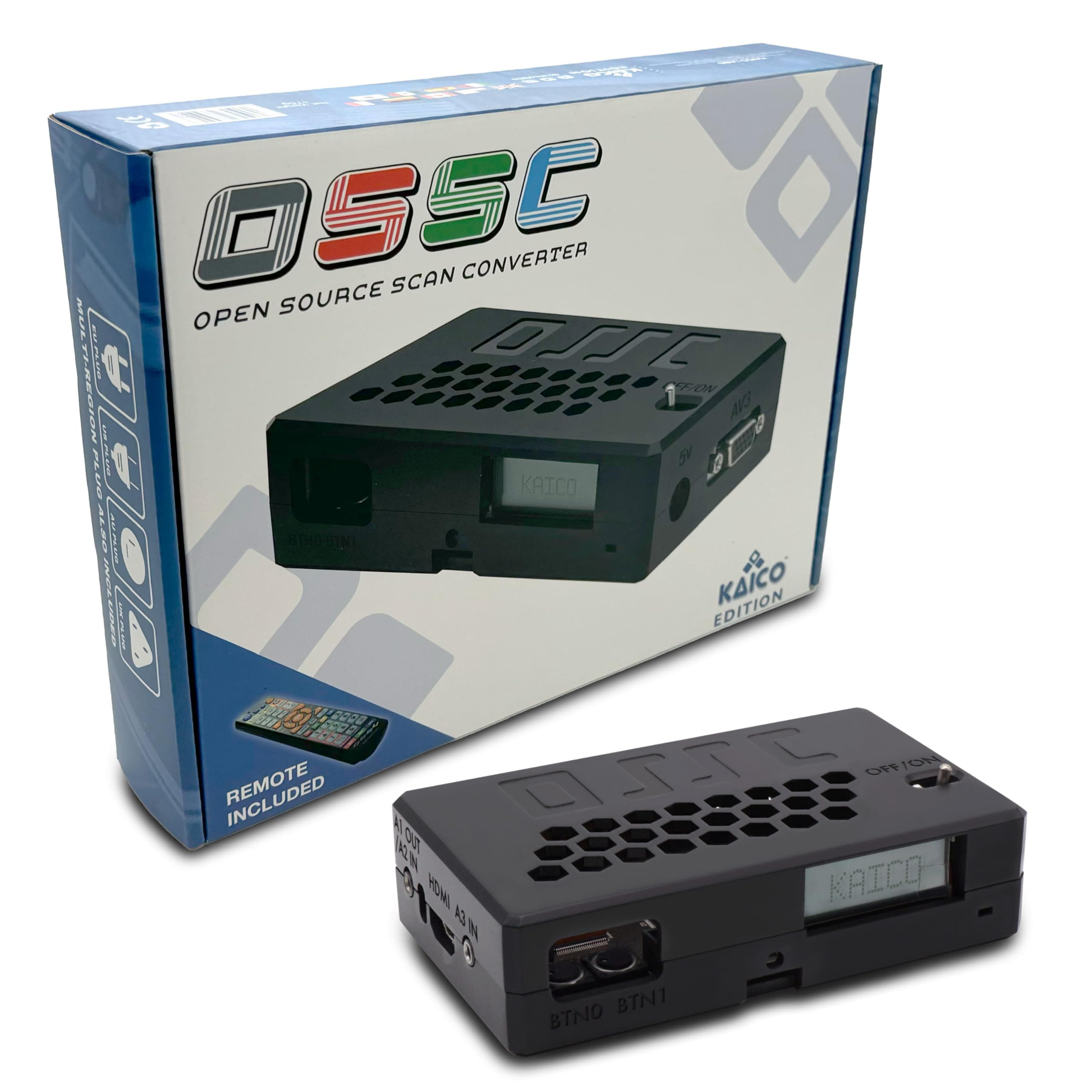 Edition OSSC Open Source Scan Converter 1.8 with SCART, Component and VGA to HDMI for Retro Gaming. Line Multiplier upscaler Perfect for Zero lag RGB Retro GamingRetro Gaming