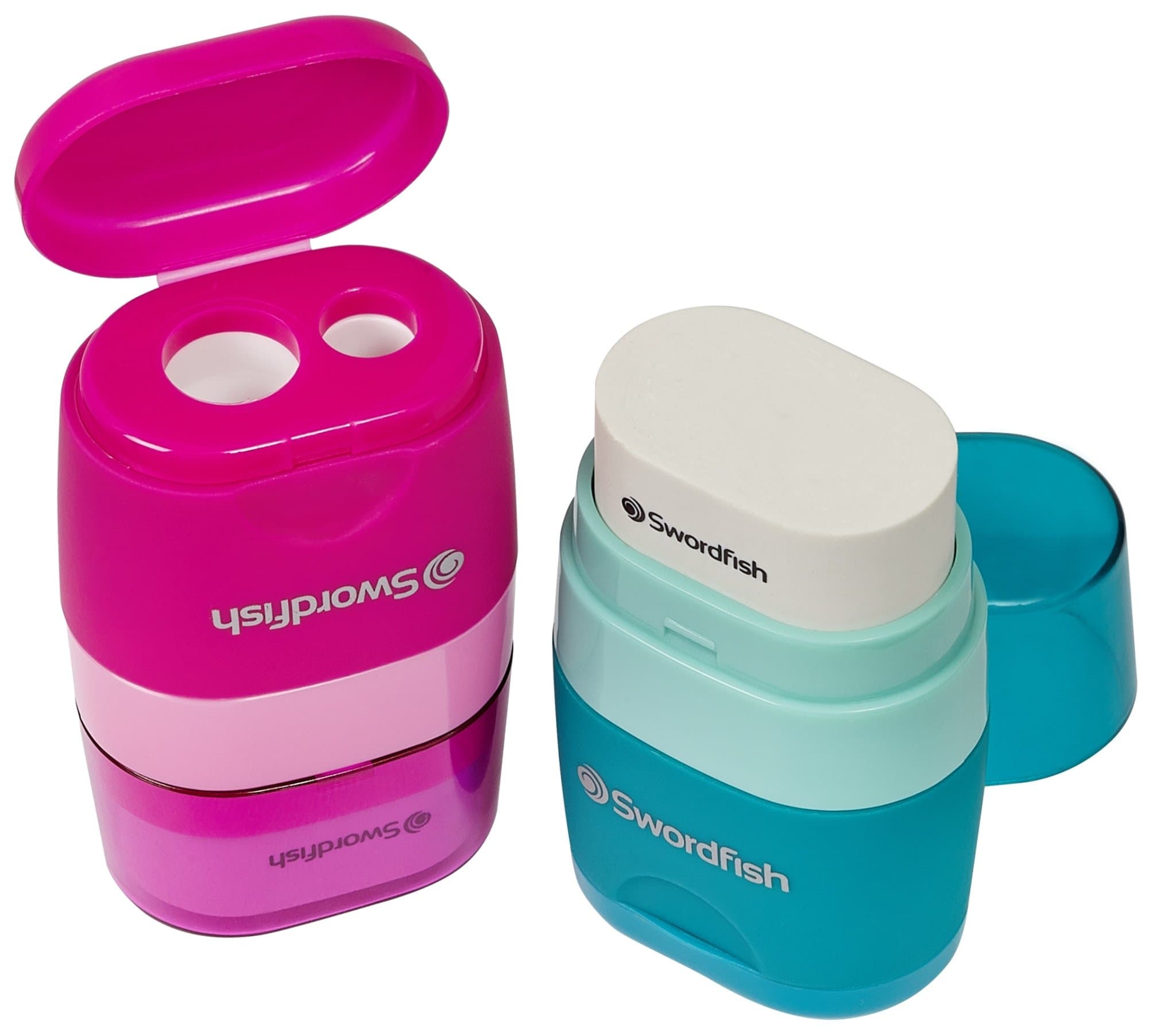 Twin Combo Pencil Sharpener & Eraser