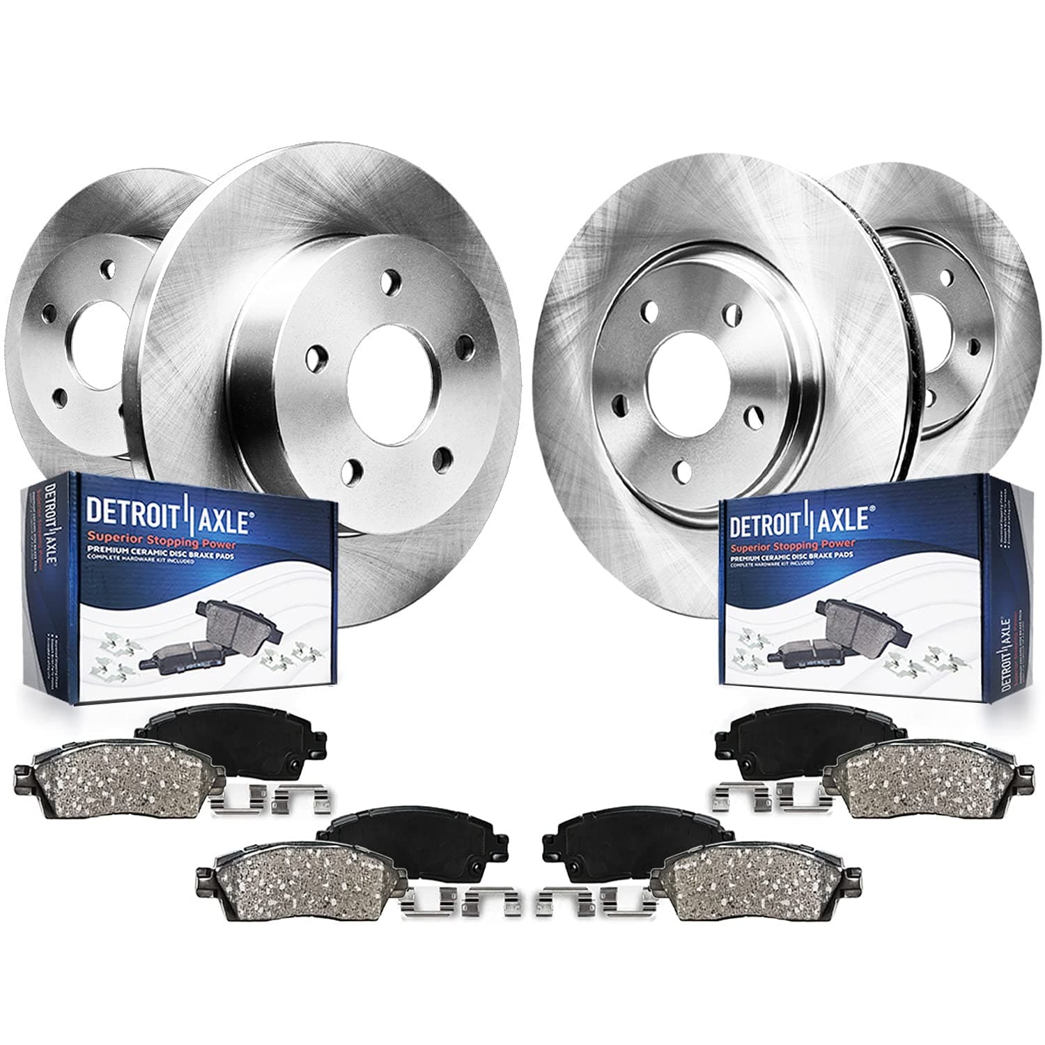 Front & Rear Brake Kit - 8pc