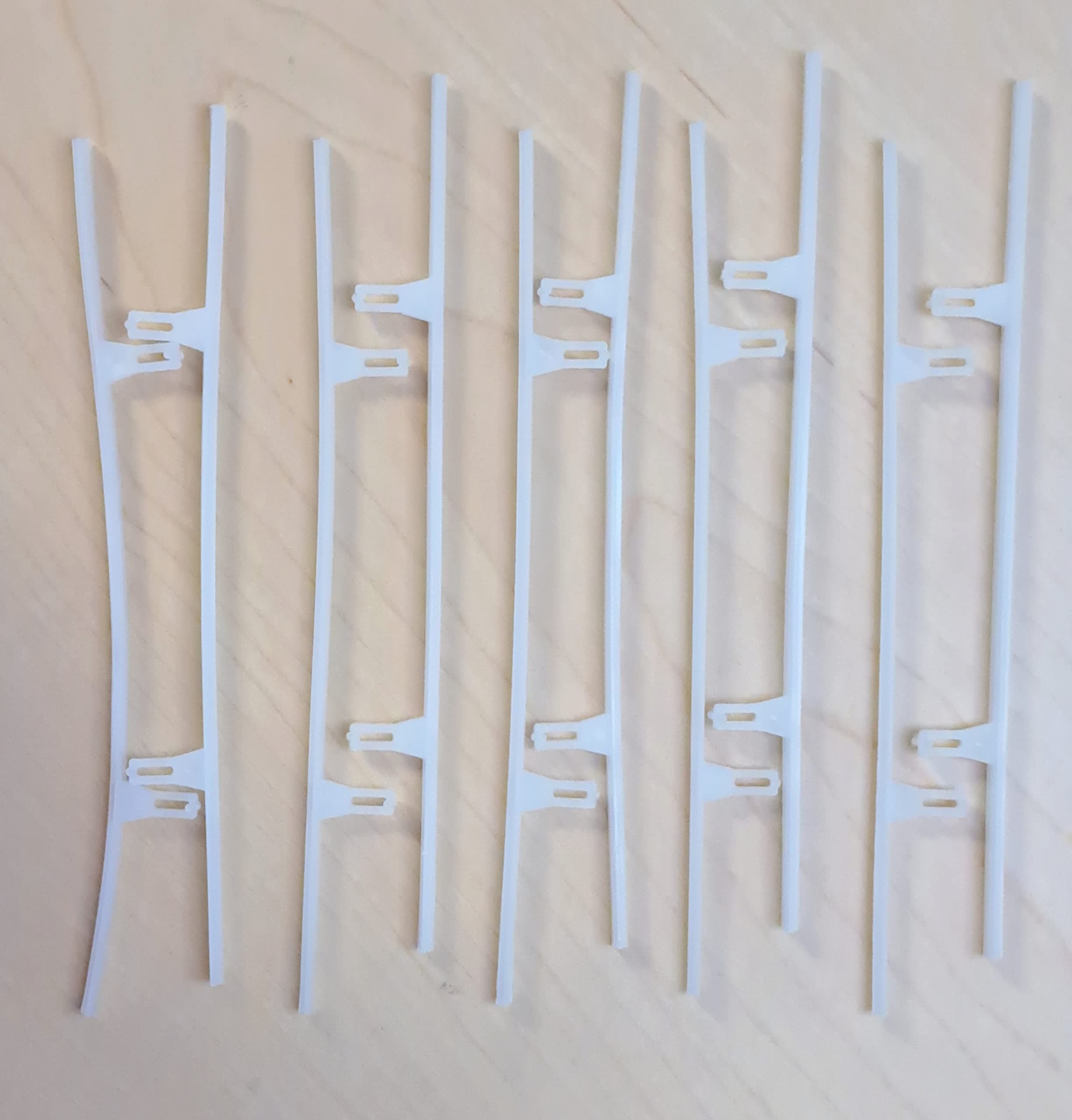 Qty 10. Shutter Repair Slider Connector for Polysatin Shutter (2 Connect 3.25" Center spacing)