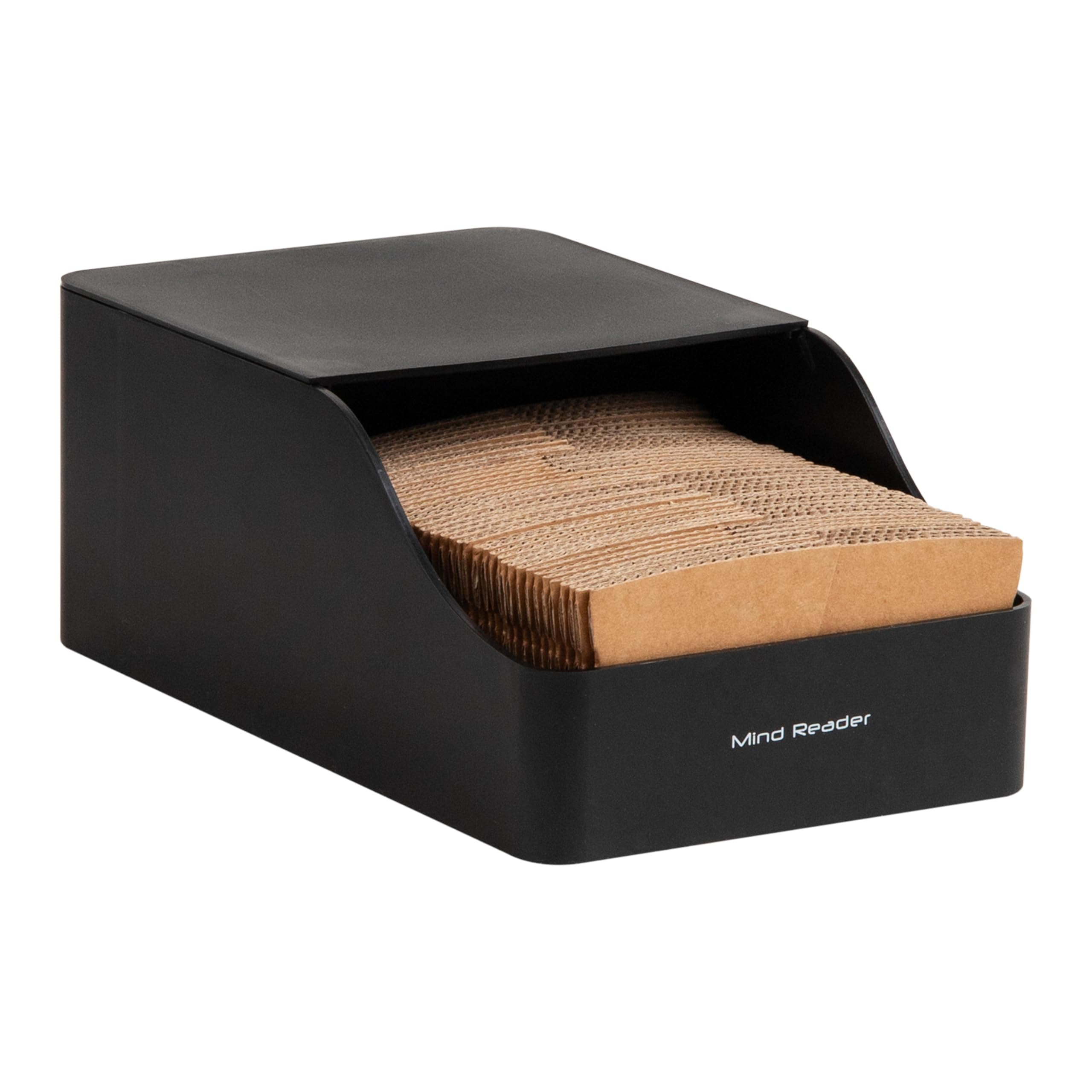 Mind Reader SLED-BLK Coffee Cup Sleeve Dispenser, Plastic, Black, 6 X 9.57 X 3.78