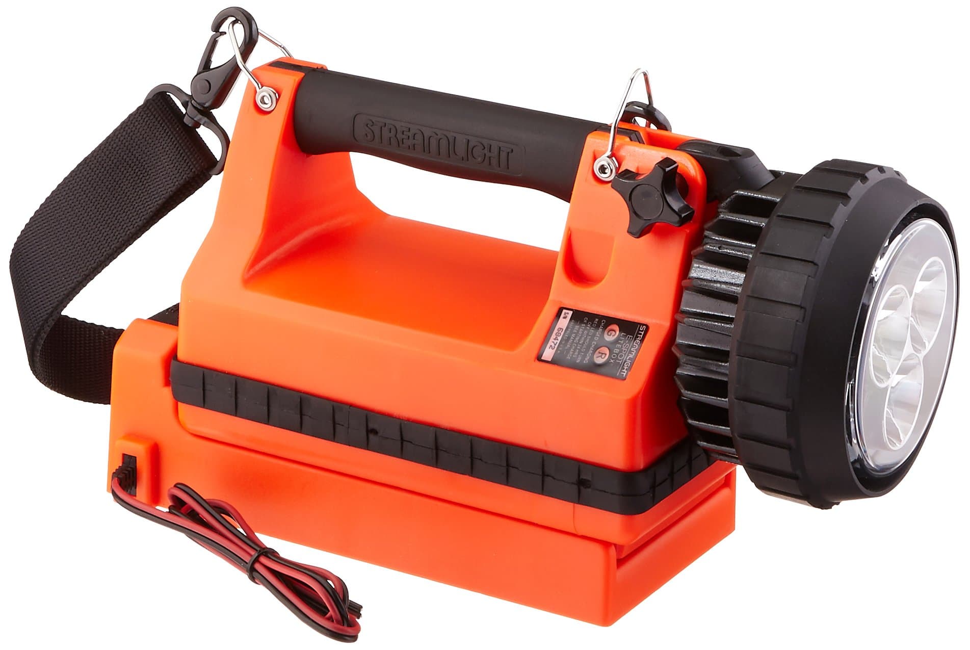 Streamlight 45855 E-Spot Litebox Lantern with DC Charge Cord and Mounting Rack, Orange - 540 Lumens