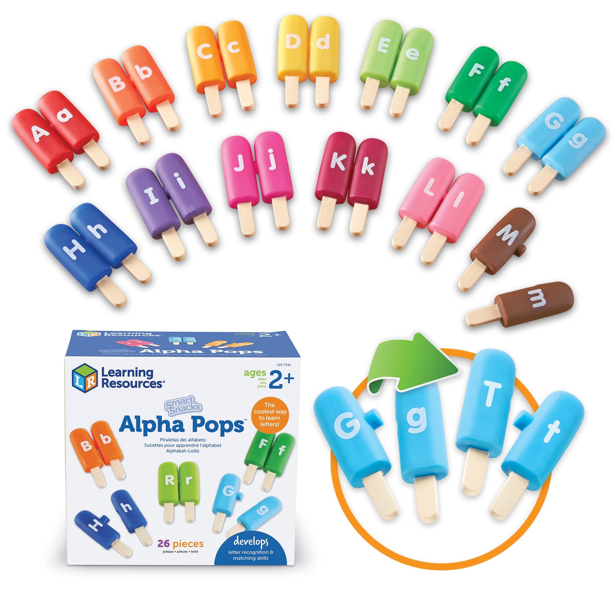 Smart Snacks Alpha Pops - Kids, Multicolor