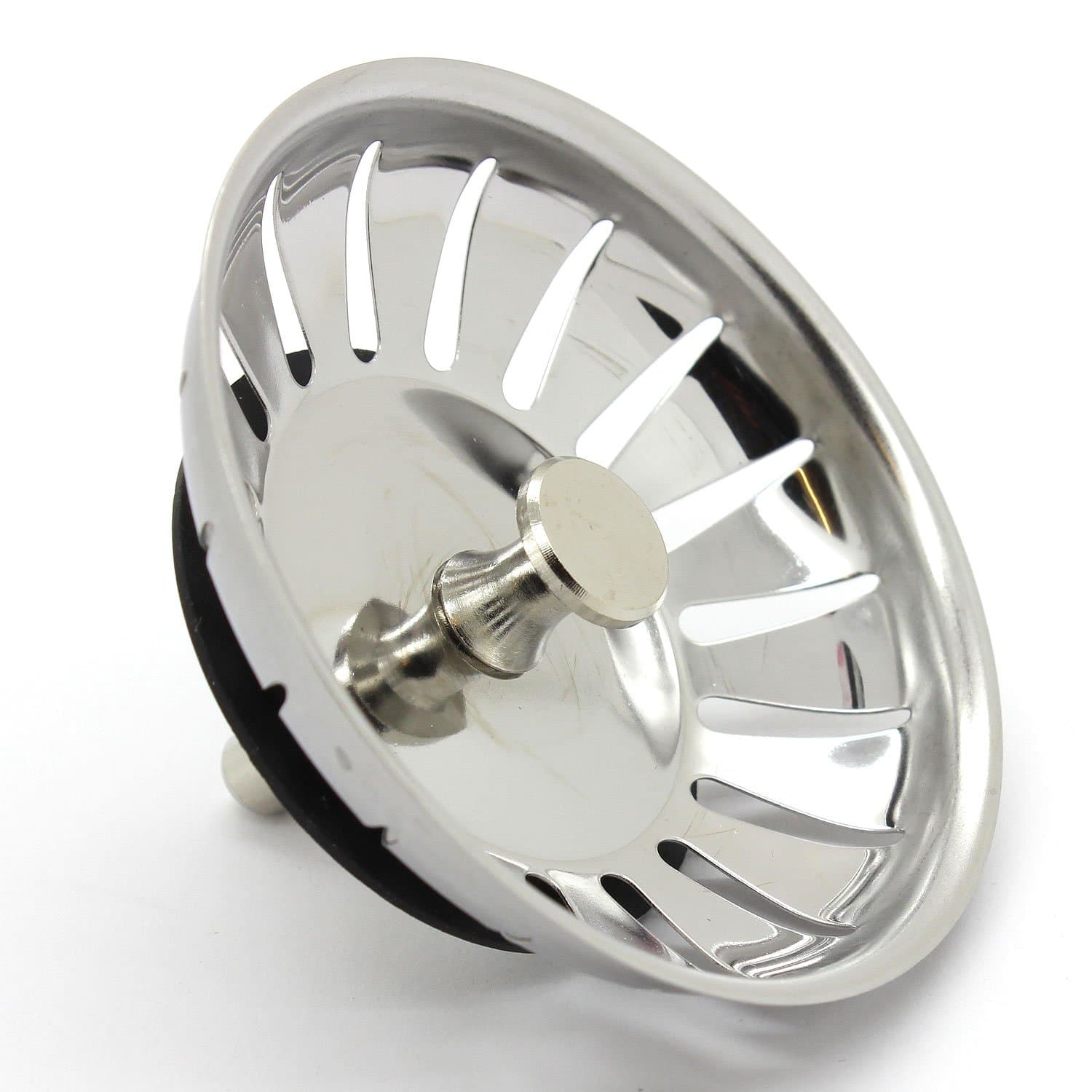 Arian Universal Kitchen Sink Strainer Waste Plug in Chrome