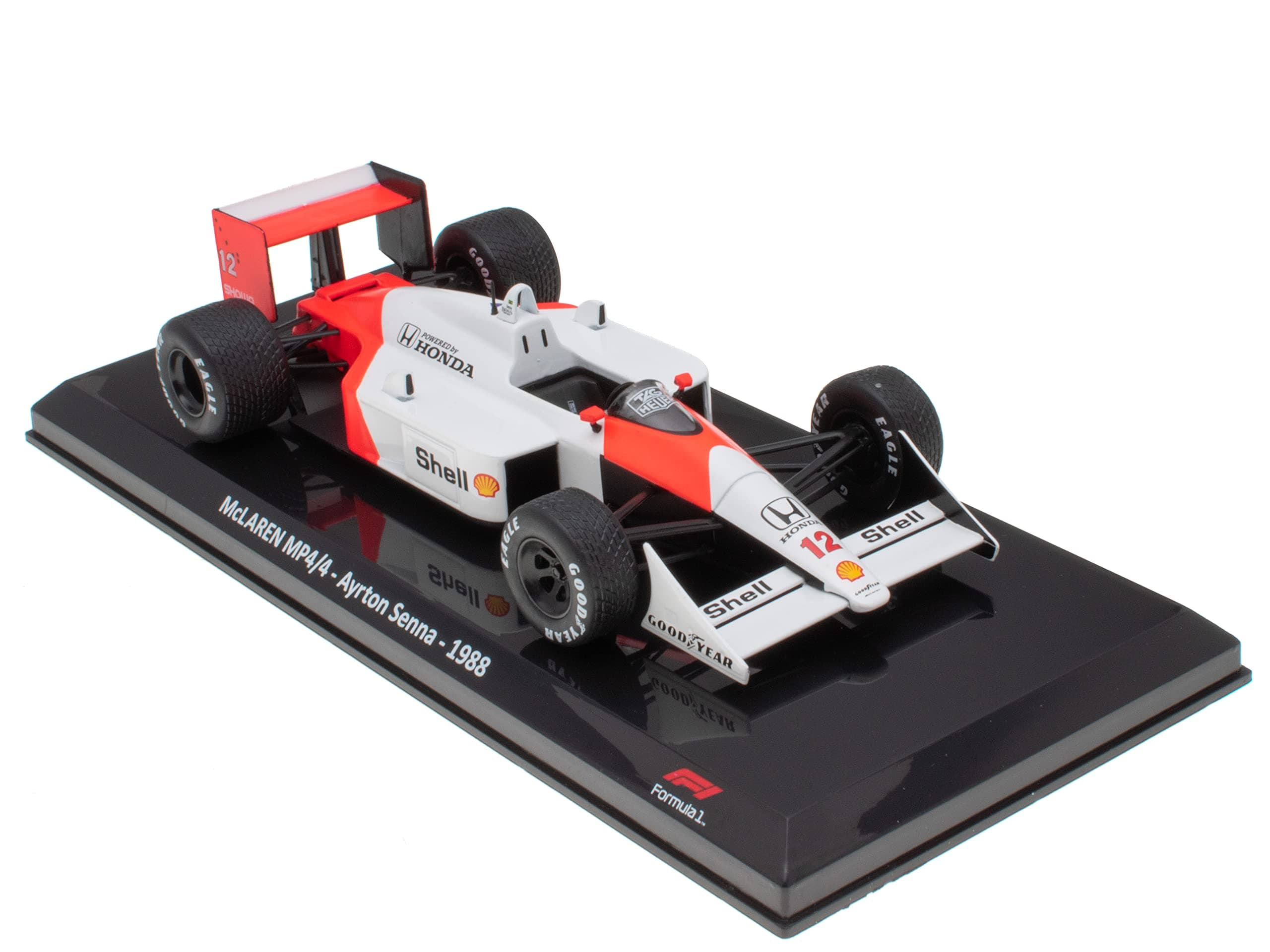1/24 Formula 1 Car Compatible with McLaren MP4/4 Ayrton Senna World Champion 1988 - OR001