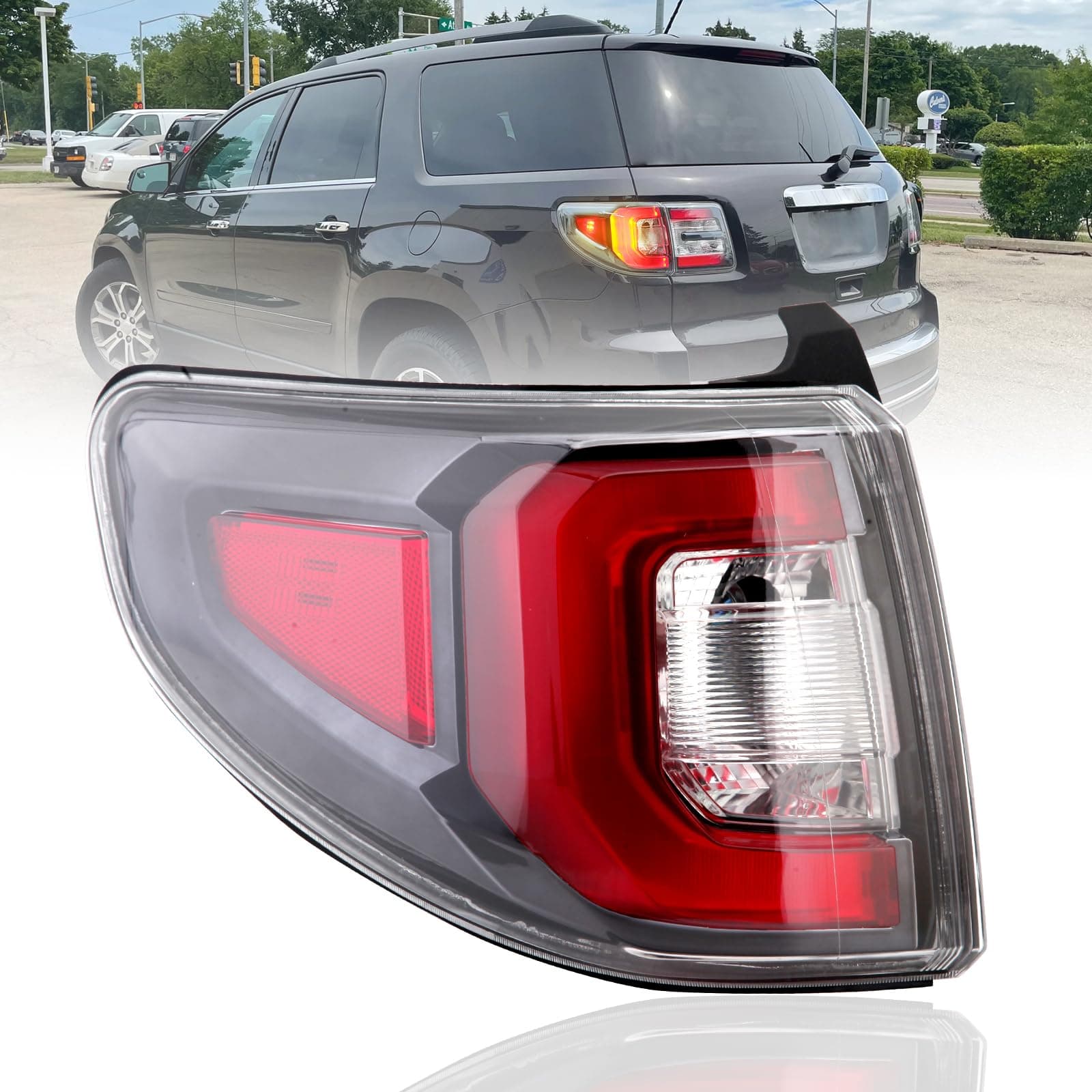 Tail Light Lamp For GMC Acadia 2013 2014 2015 2016 For GMC Acadia Limited 2017 84051375-PFM With Driving lights Without Middle Module Blind Spot (Left Driver Side)