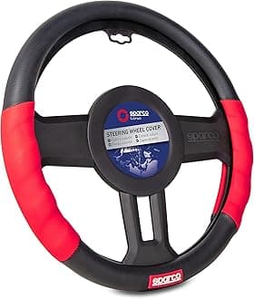 SPARCO SPC1102L Steering Wheel Covers red-Black