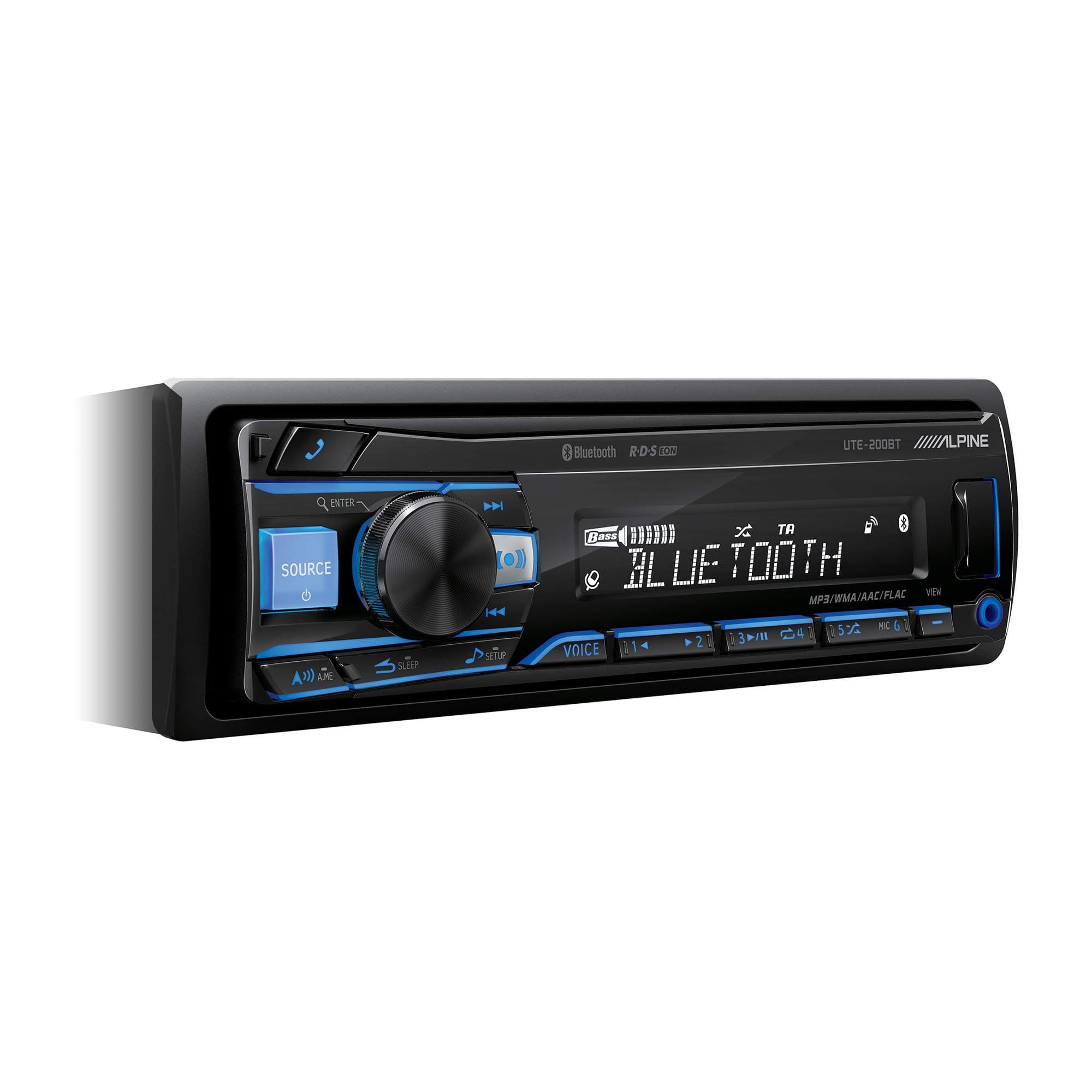 Electronics Bluetooth Car Radio, Black (RGB lighting)