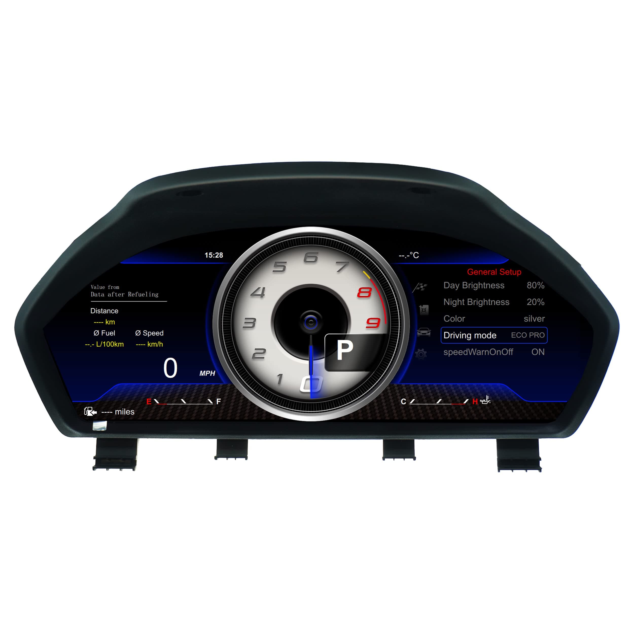 Compatible with: BMW 7-Series E65 E66 Alpina B7 Digital Instrumental Cluster Speedometer