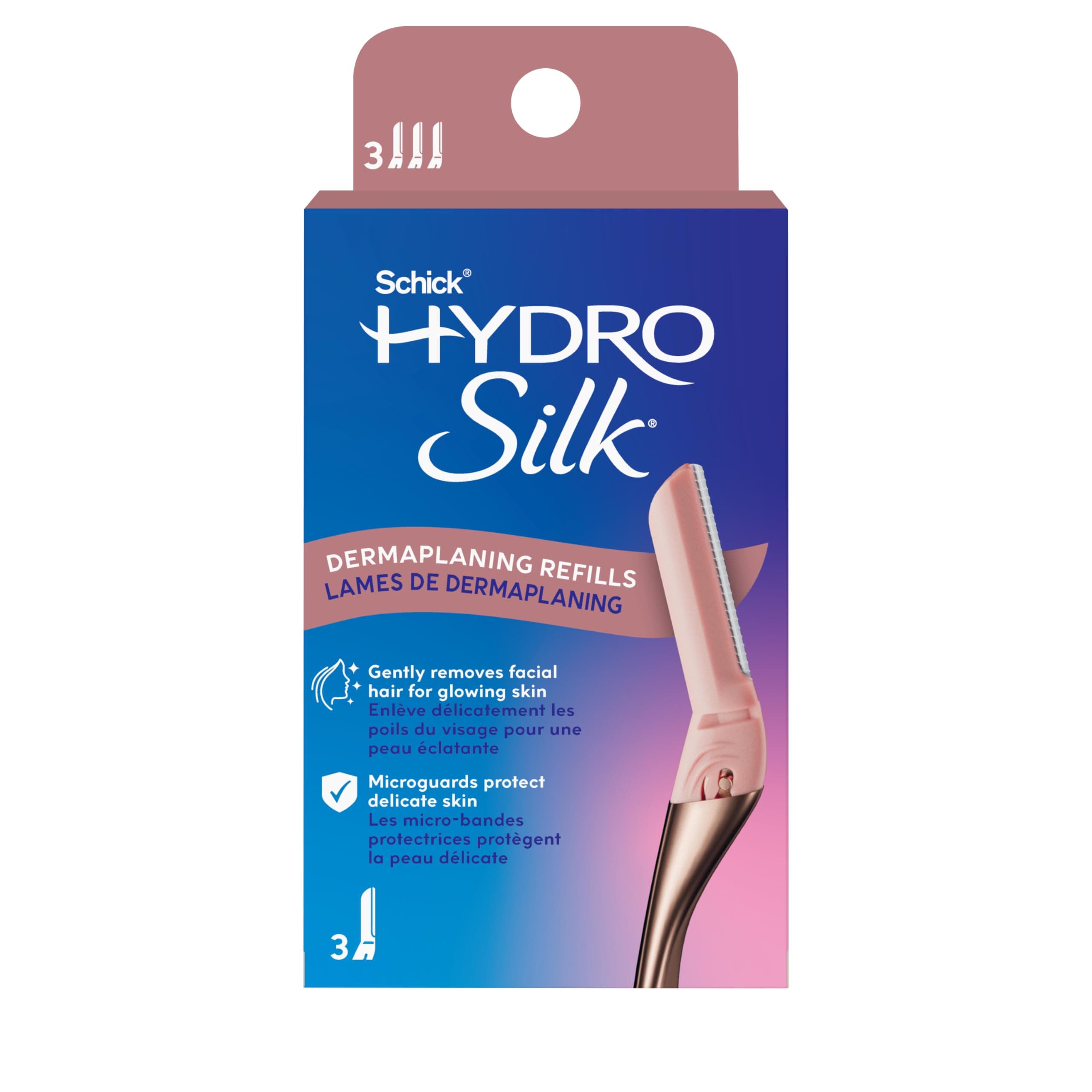 Schick Hydro Silk Derma Plaining Wand Refill 3 Count
