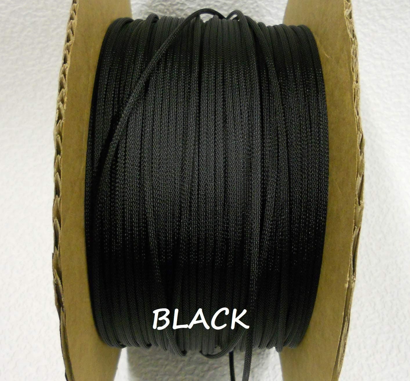 PTN0.50BK25 Flexo PET General Purpose 1/2-inch Braided Cable Sleeve, Black - 25 Foot