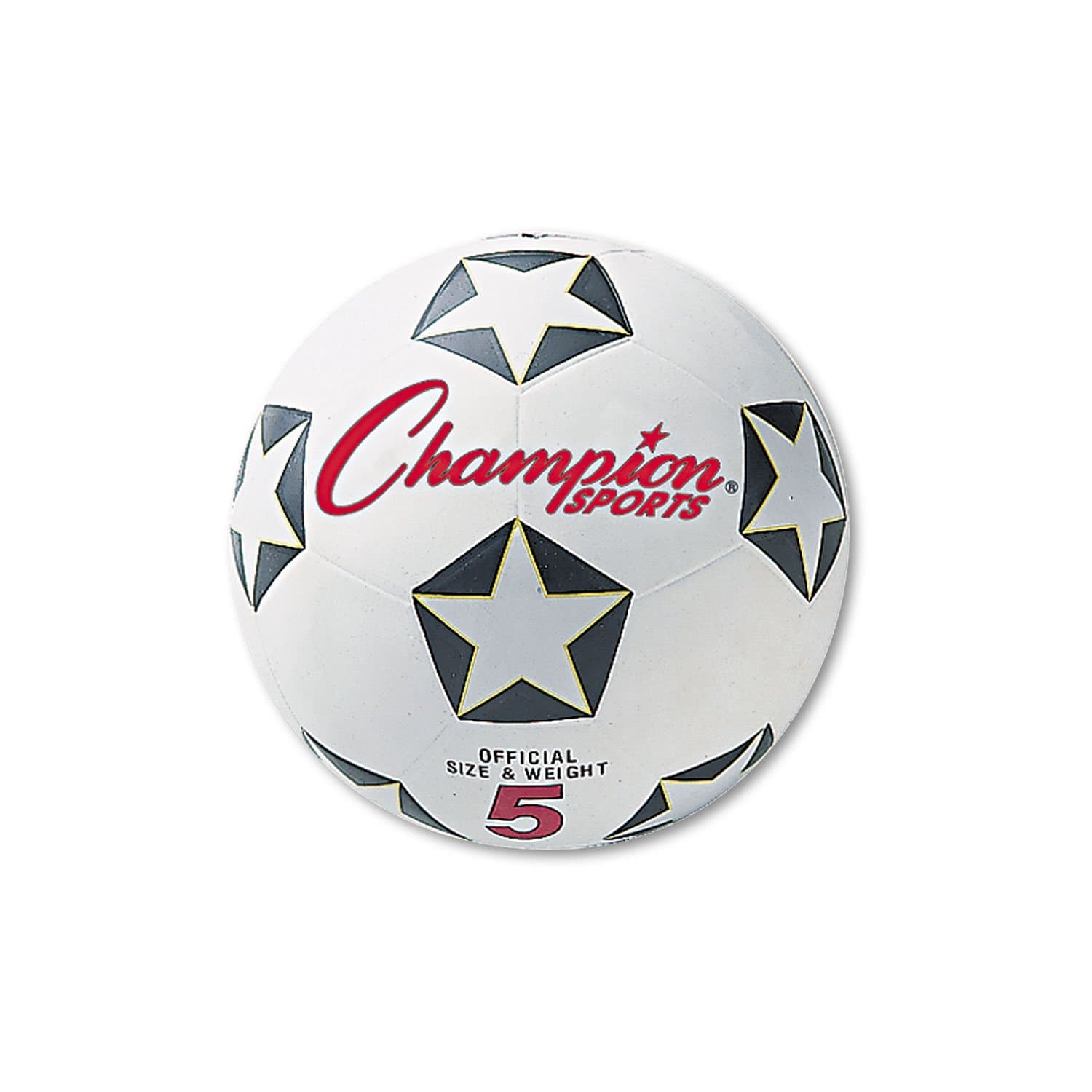 Champion Sports Rubber Cover Soccer Ball