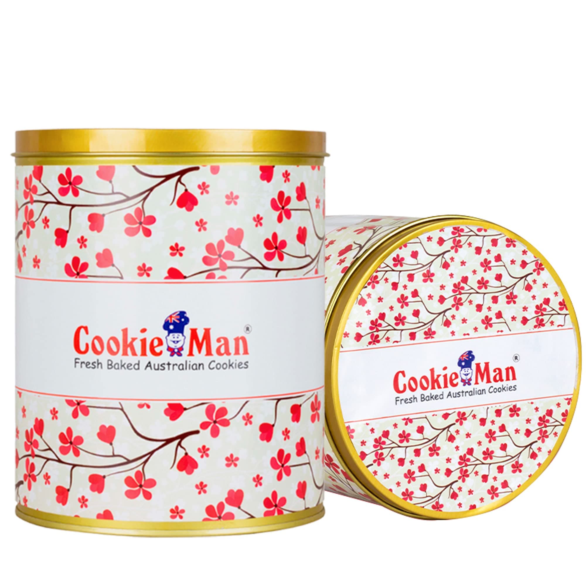 Assorted Cookies Gift Tin| Premium Gift Box With Choco Chip, Double Choco Chip, Butter Cashew & Mocha Cookies For Special Occasions & Gifting,600 Gram