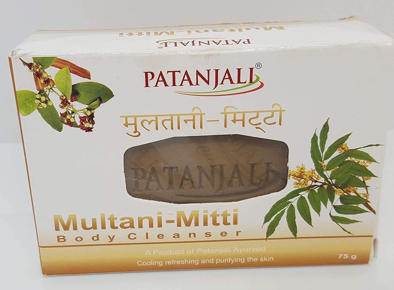 Multani Mitti Body Cleanser, 75G, Bar