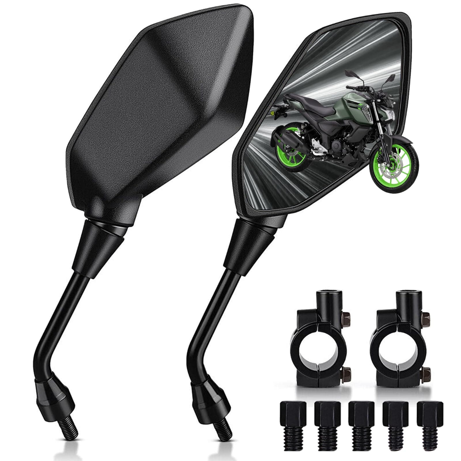 Universal 8mm/10mm Rearview Mirrors