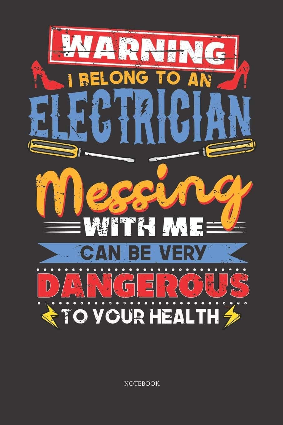 Notebook: Electrician Mandala Notebook / Diary / Journal with 120 Blank Lined Pages Large Women, Girl, Man, Family