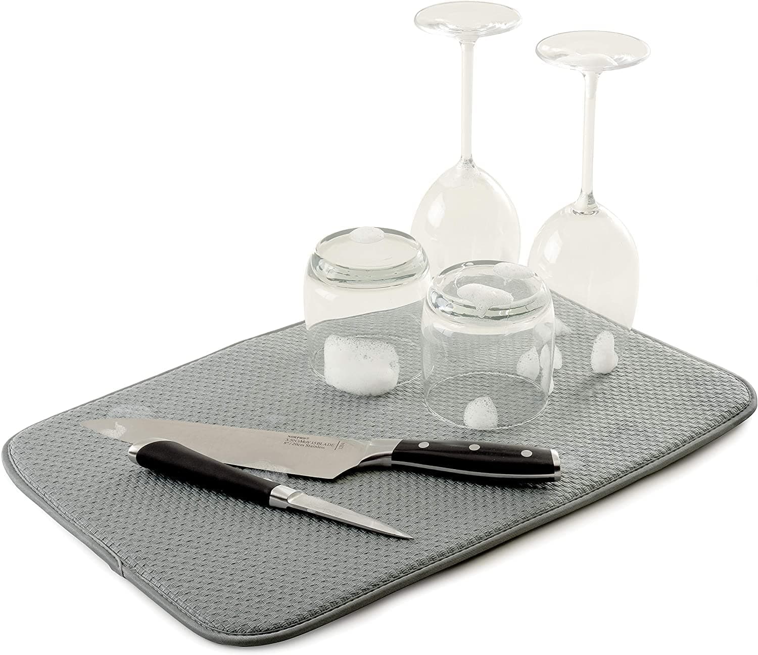 TASMAXdish drying mat for kitchen water absorbent mat drying mat for kitchen utensils large dry mat for kitchen utensils drying mat water absorbent mats for kitchen items for home all 50*38 RANDOM