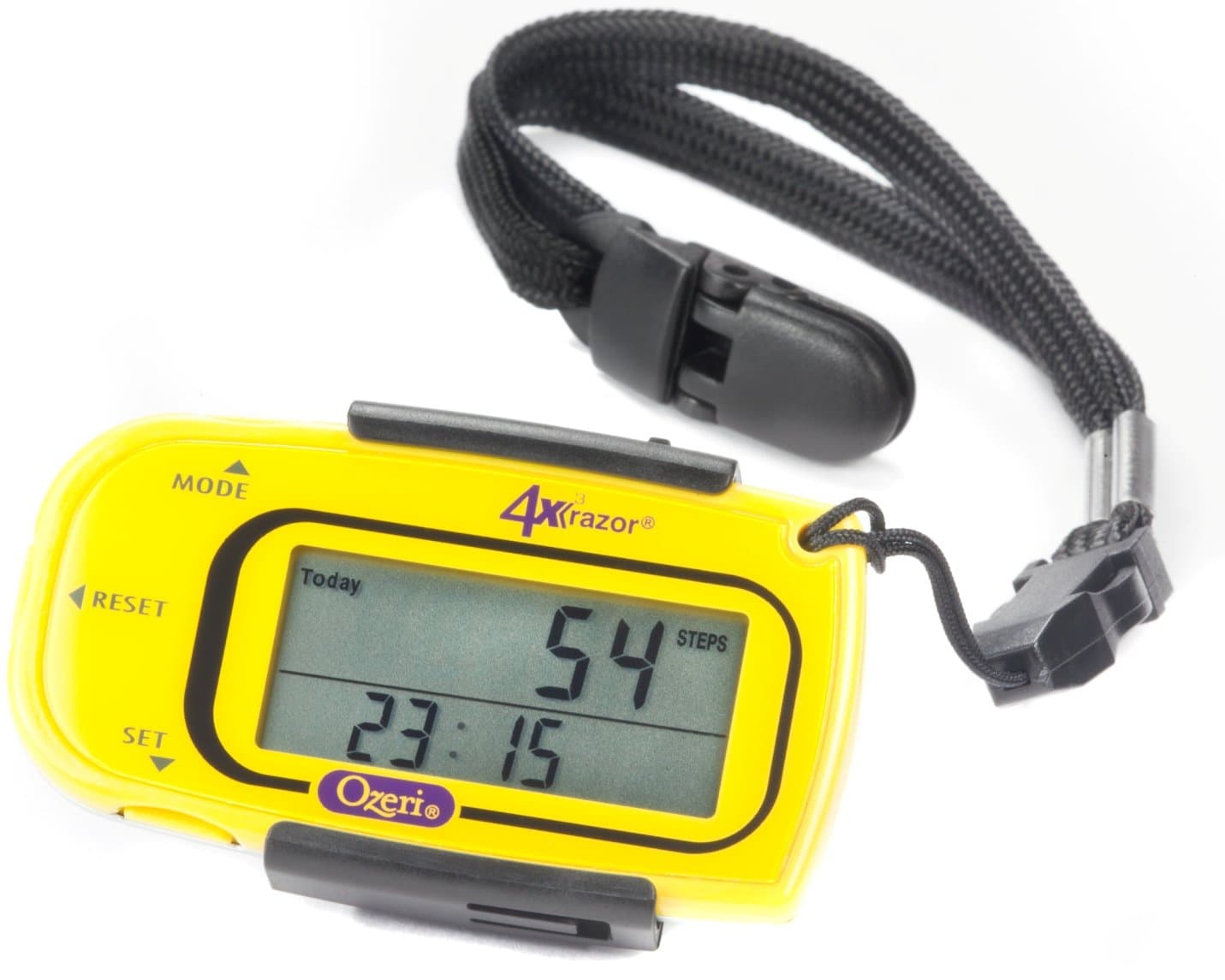 Ozeri 4x3razor Pocket 3D Pedometer and Activity Tracker with Bosch Tri-Axis Technology from Germany