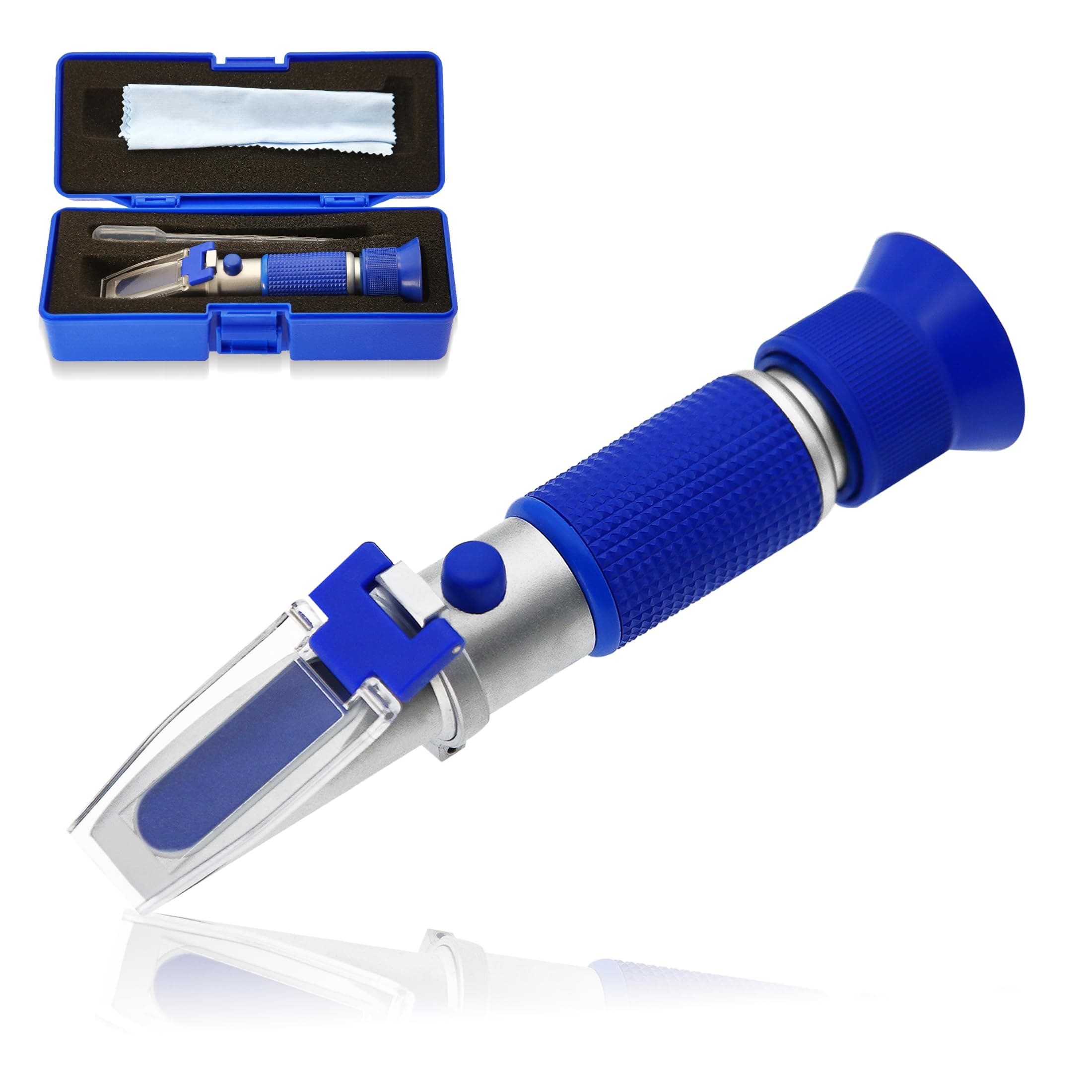 Hand Held DEF AdBlue Refractometer Tester for Urea Concentration in Diesel Exhaust Fluid Aqueous Urea Solution with ATC