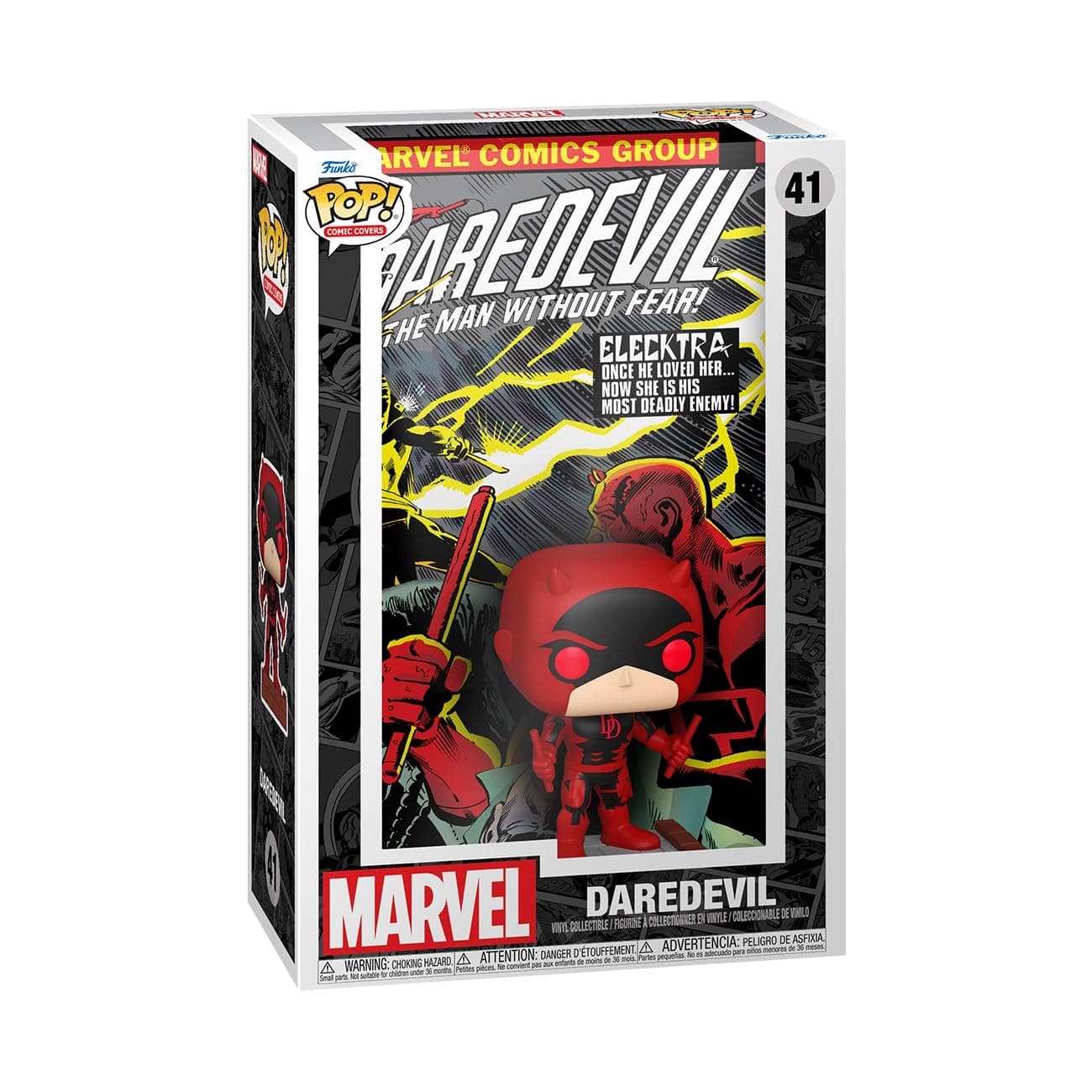 Pop Comic Cover: Marvel - Daredevil #168 - Marvel Comics - Collectable Vinyl Figure - Gift Idea - Official Merchandise - Toys for Kids & Adults - Superheroes Fans - Model Figure for Collectors