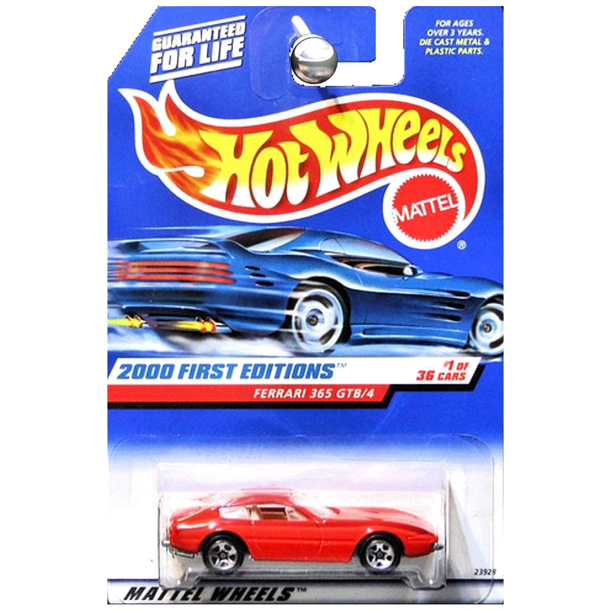 Mattel Hot Wheels 2000 First Editions 1:64 Scale Red Ferrari