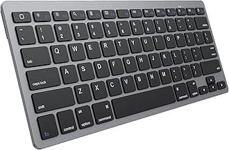 OMOTON Wireless Bluetooth Keyboard for iPad A16 11th 10th Generation, iPad Pro 13/12.9/11, iPad Air 13/11/10.9, iPad mini, Compact Ultra Slim Size
