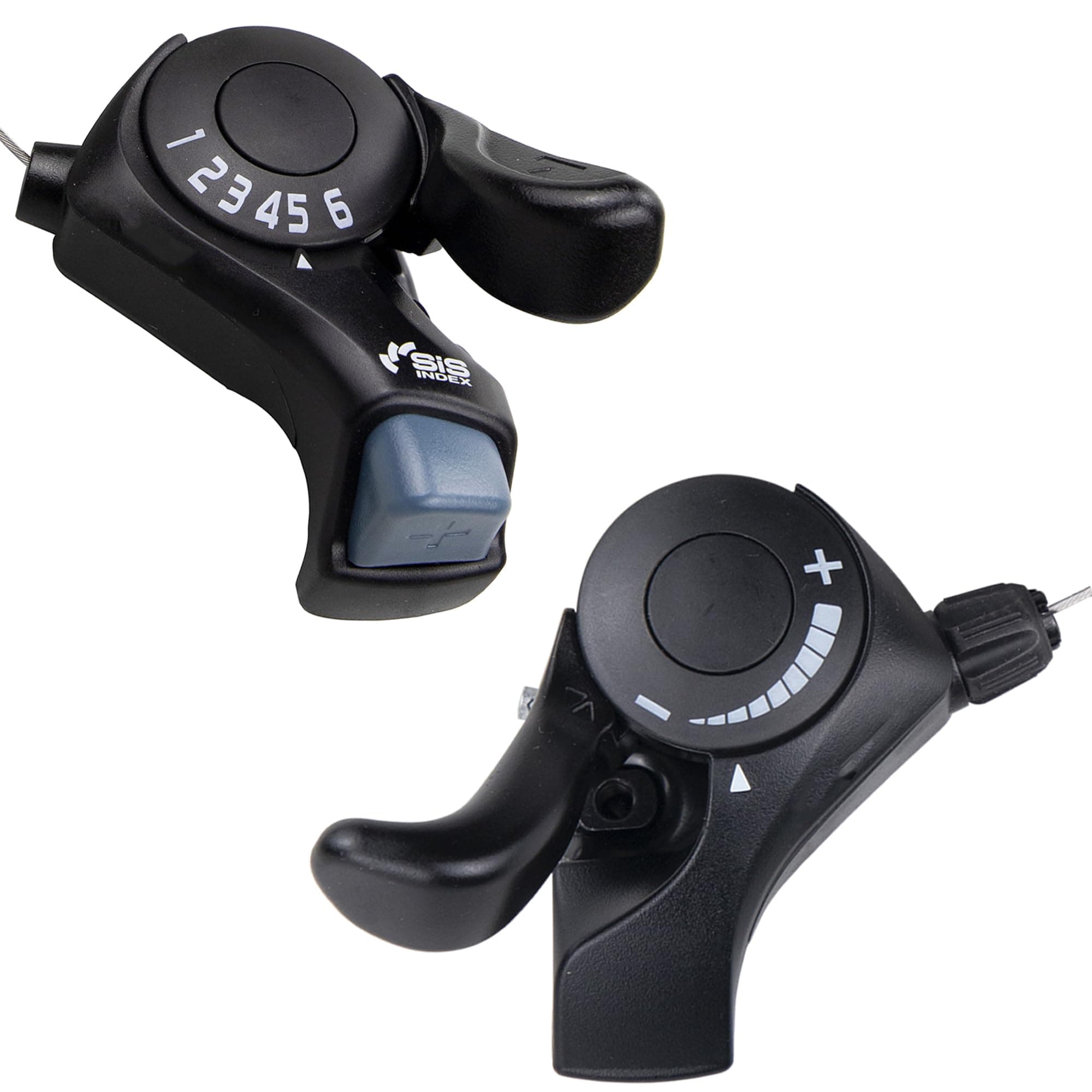 Thumb Shift Lever SL-TX30, 18 Speed-Right 6 Speed Left 3 Speed (No SIS) Thump Grip Gear Bike Shift Lever for Mountain Bicycle