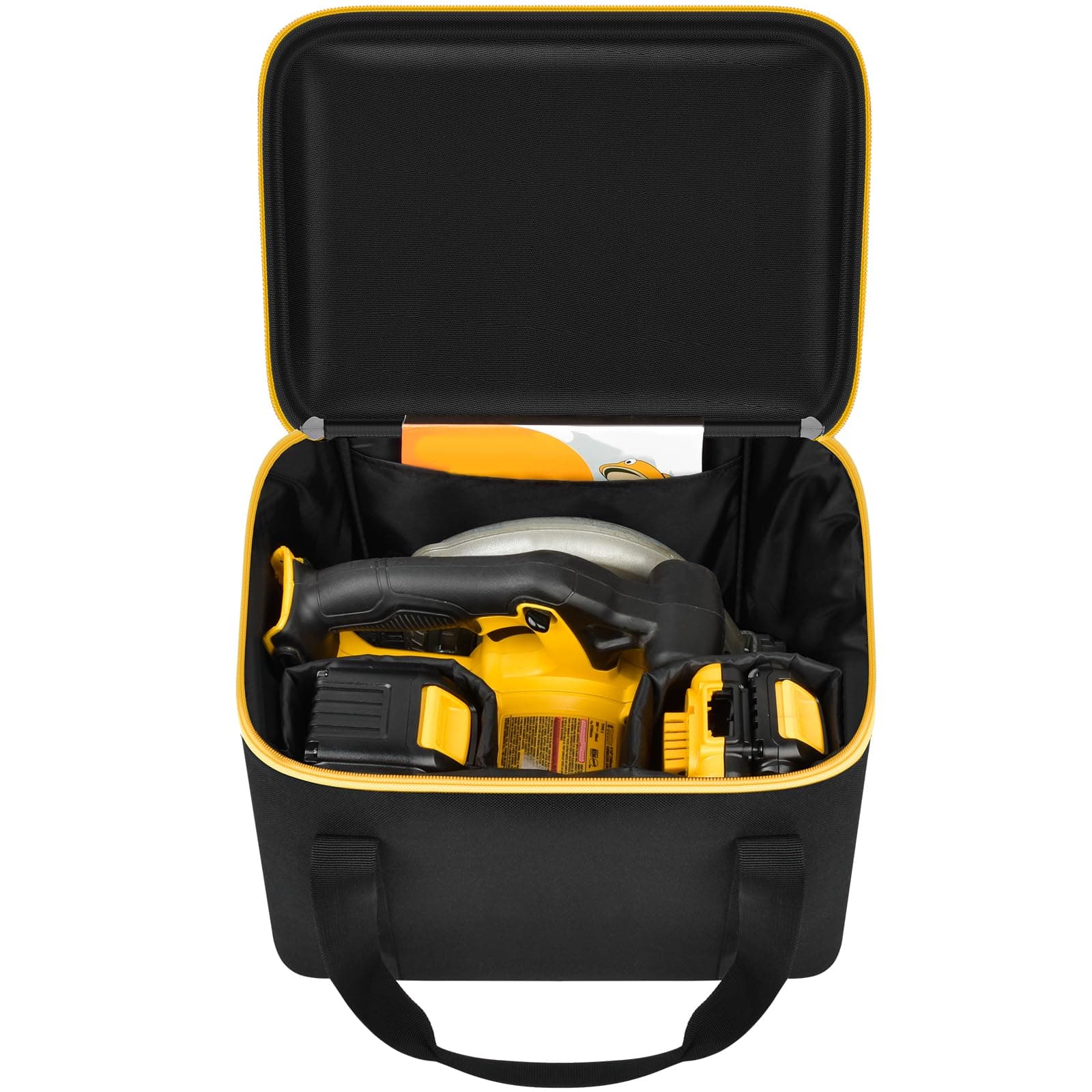 Universal Tool Bag for DEWALT 20V MAX Circular Saw DCS391B/DCS565B, for Makita XSS02Z 18V Sierra Circular - Case Only (Black)