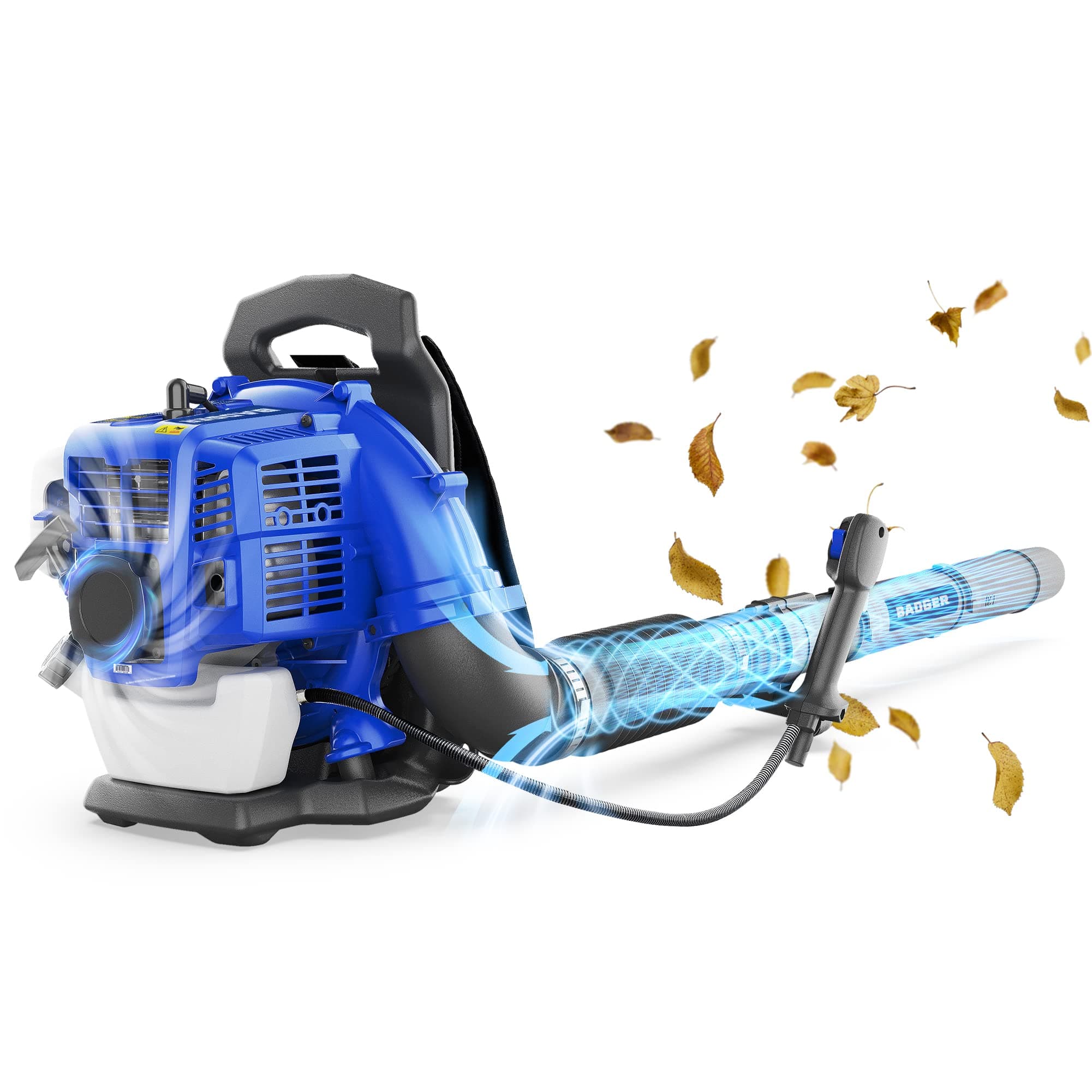 Wild Badger PowerWBBPBL43 43cc Backpack Blower, Blue