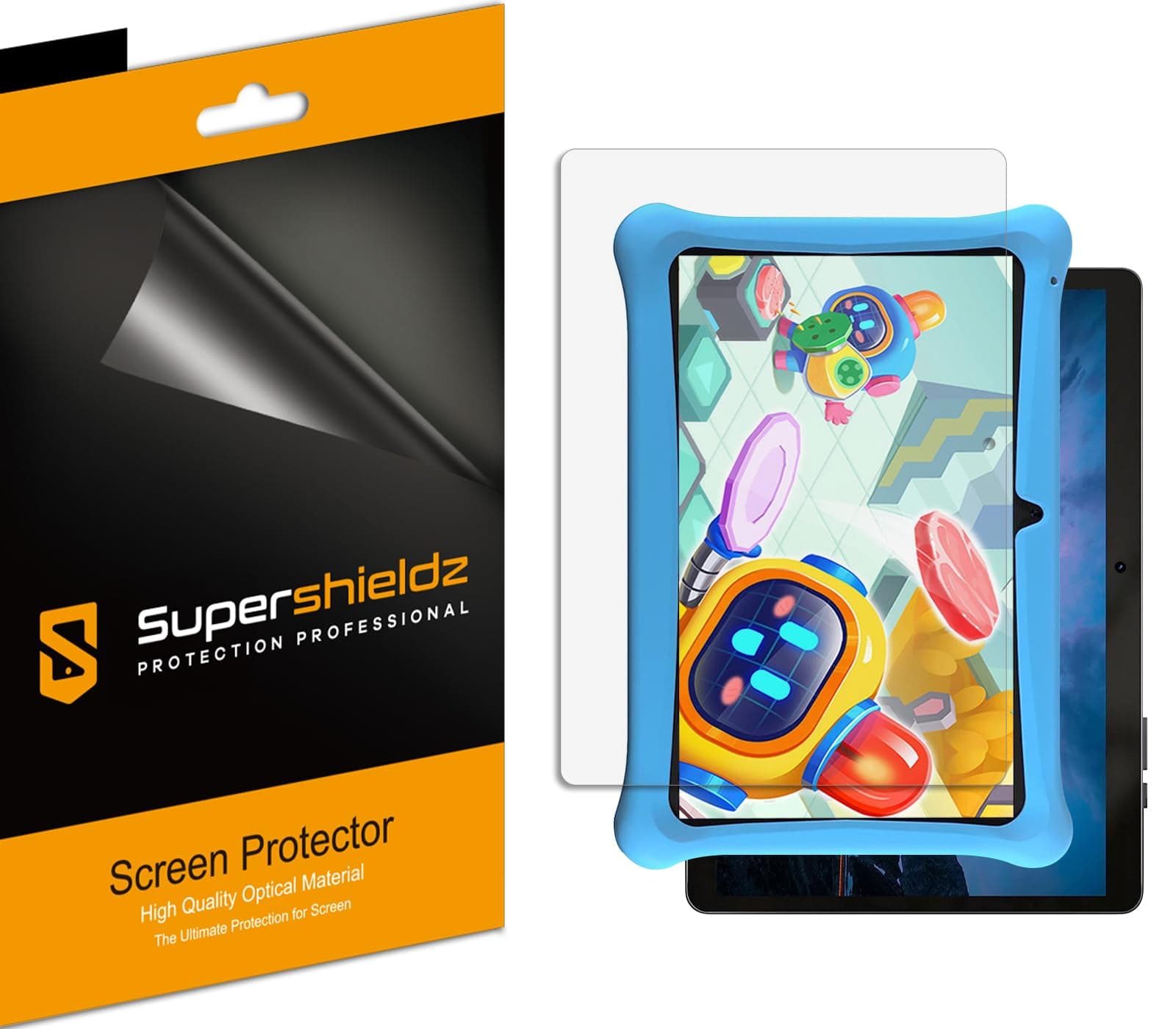 Supershieldz (3 Pack) Designed for SGIN 10 inch Tablet and SGIN 10 inch Kids Tablet Screen Protector, High Definition Clear Shield (PET)