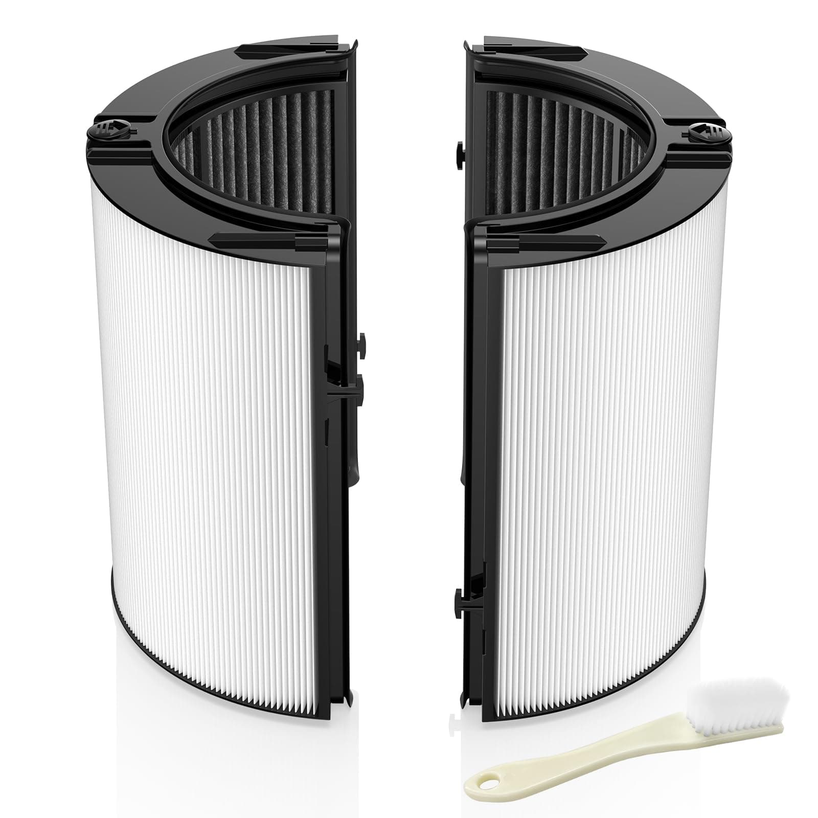 360° Combi 2 in 1 HEPA+Carbon Replacement Filter Compatible with Dyson TP04 HP04 TP07 TP06 HP06 PH02 PH01 PH03 PH04 HP09 TP09 HP07 Air Purifier, H13 Grade True HEPA Carbon Replacement Filter