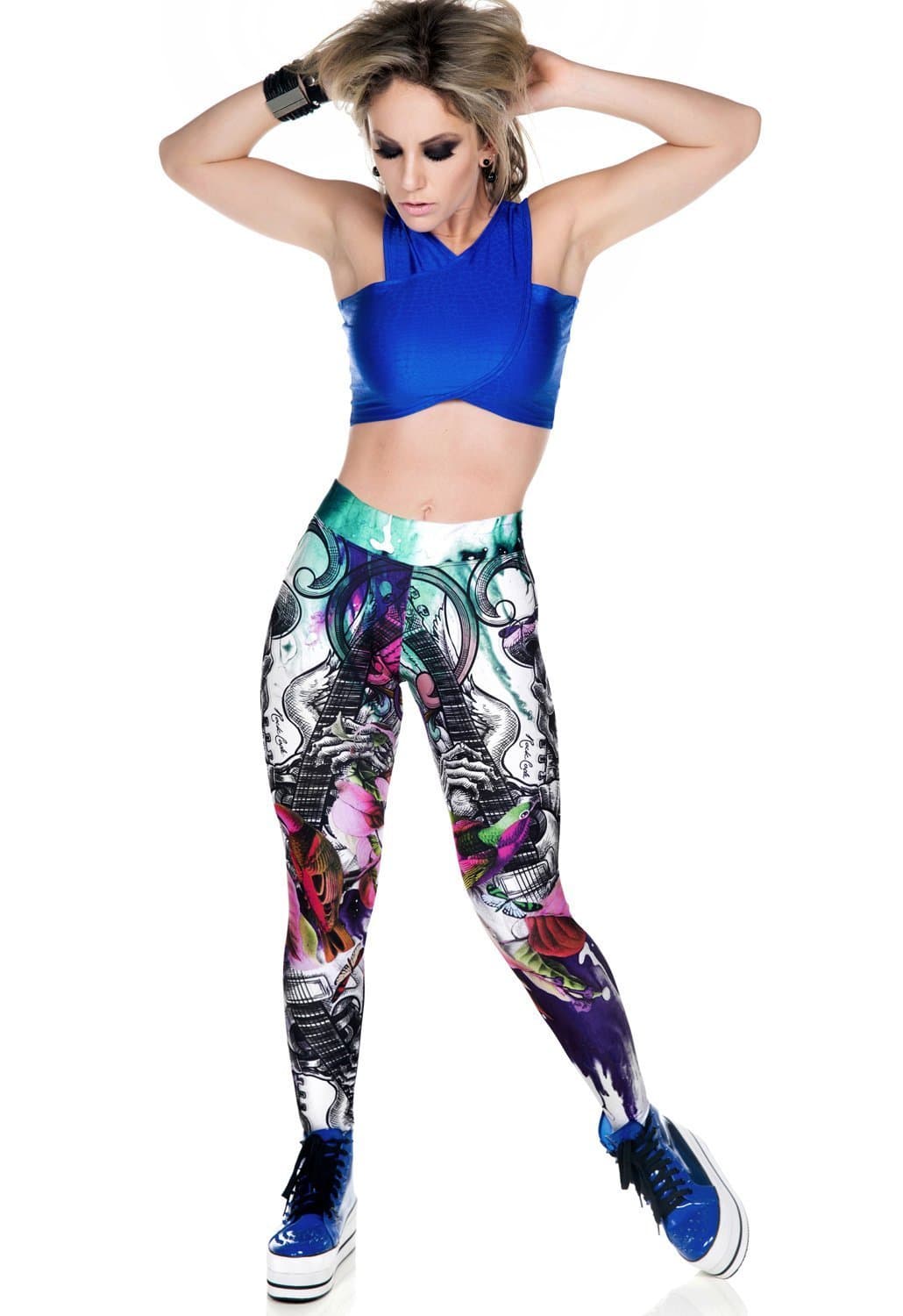 Music Skull Leggings
