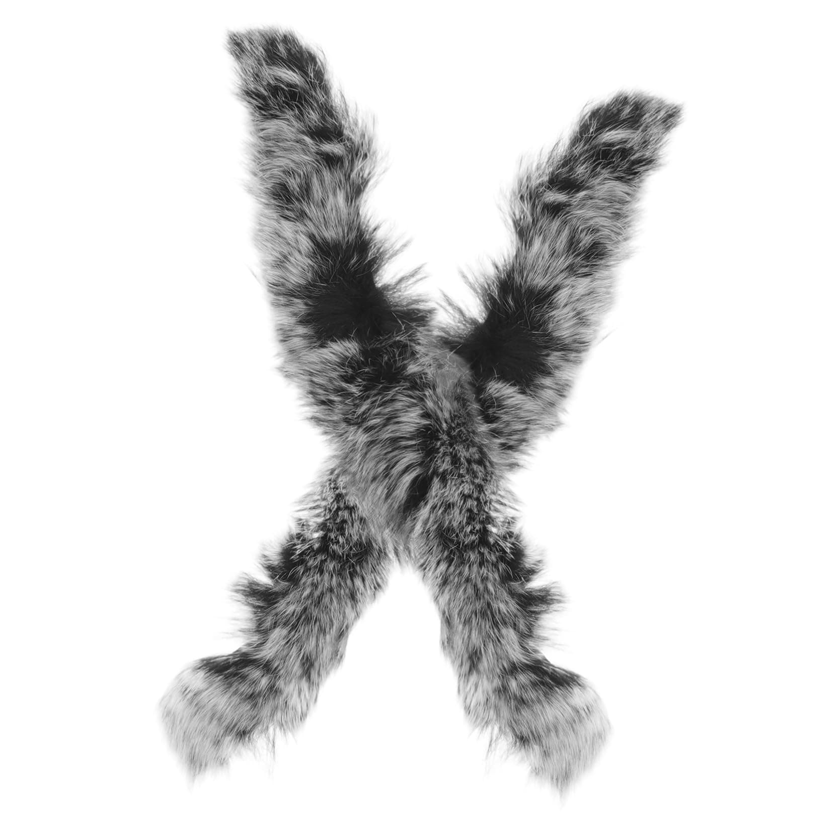 1 Pair String Archery Replacement Parts Replacement Dampeners Archery Supplies Bowstring Stabilizer Rex Rabbit Fur