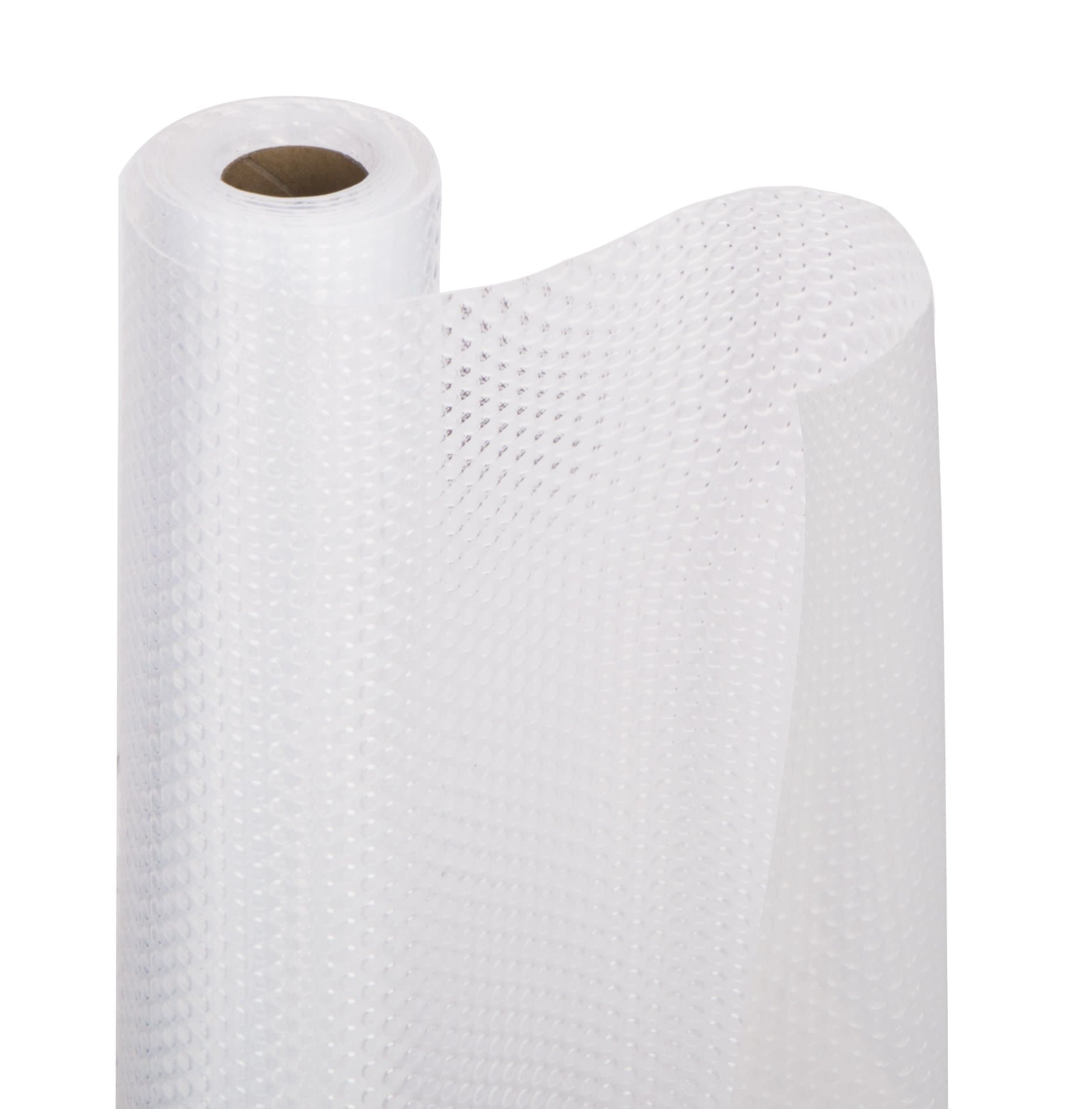 Smart Design Wire Rack Shelf Liner - Pebbled Grip - 18 Inch x 6 Feet - NSF Certified - for Steel Metal Shelves - Home Garage and Kitchen - Clear