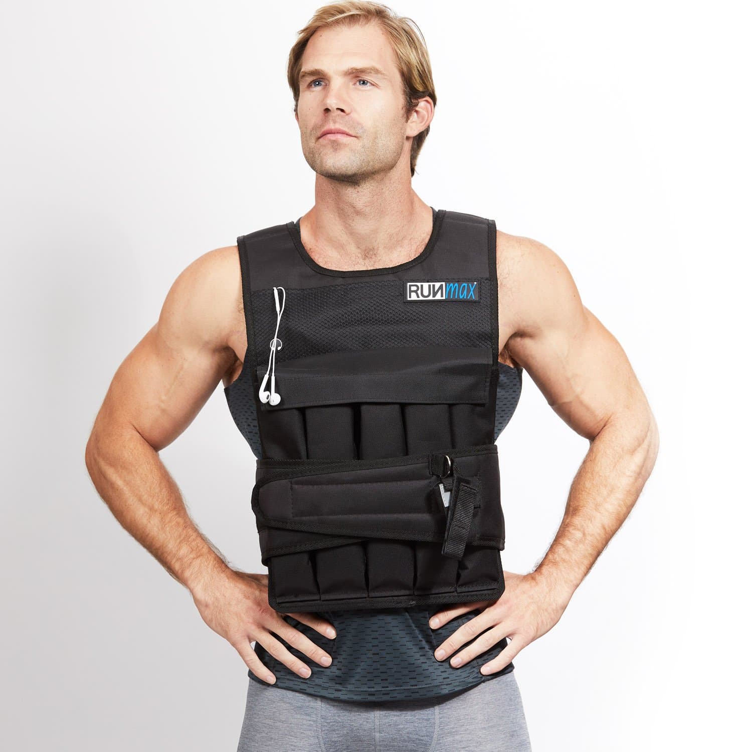 RUNFast/Max 12lbs-140lbs Adjustable Weighted Vest