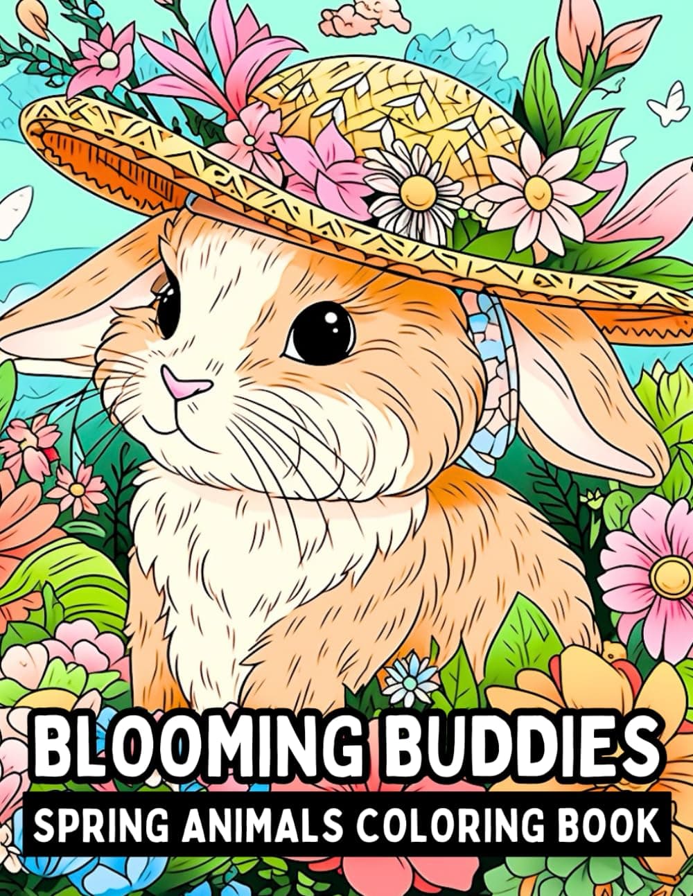 BLOOMING BUDDIES: Spring Animals Coloring Book