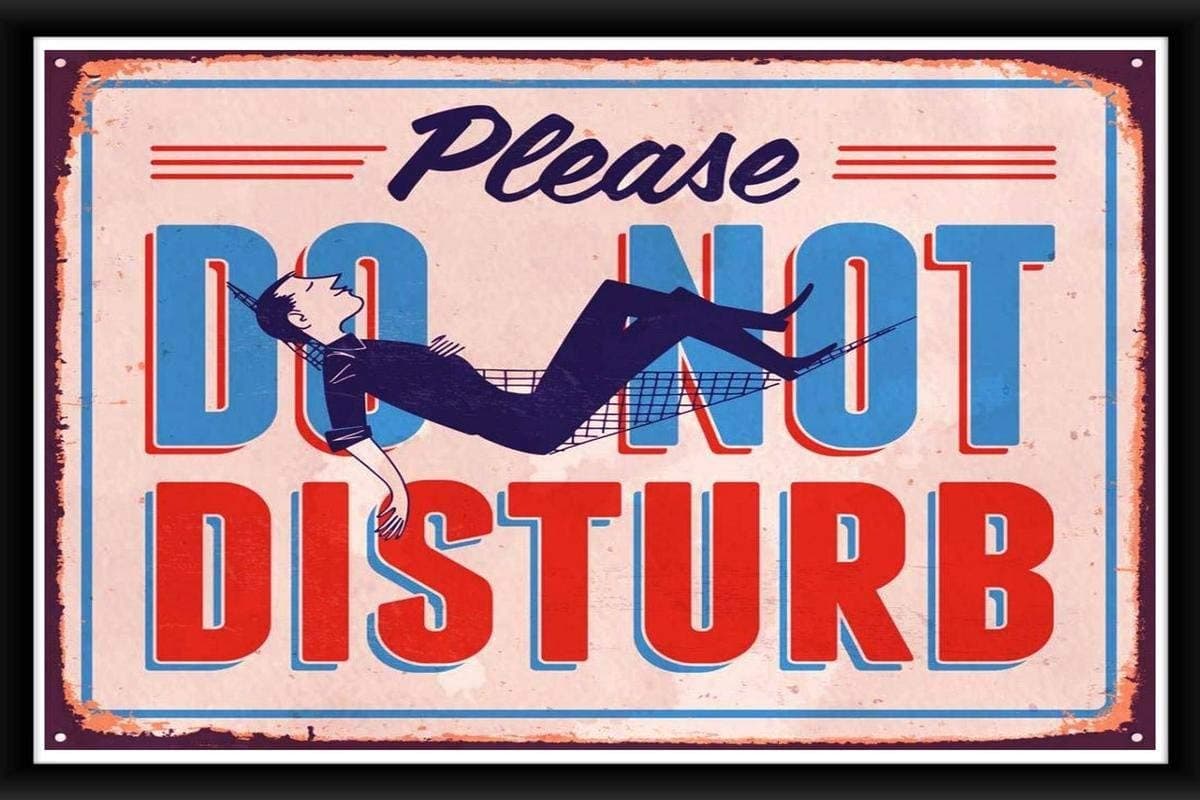 Green Panda®- Please do not disturb Pin Up Poste Multicolour Digital Printing Poster (12x18 inch)