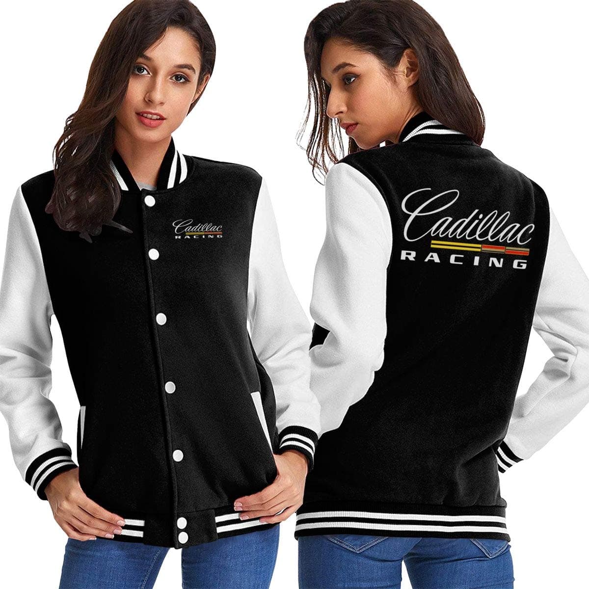 Women's Cadillac Racing Logo Jacket Black