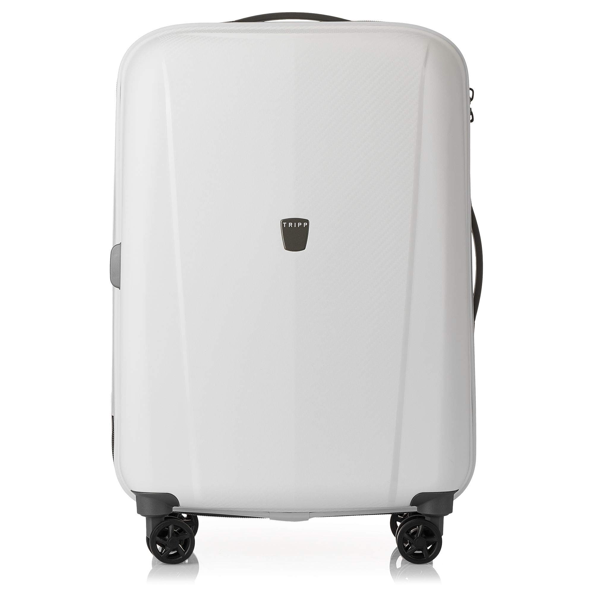 Tripp White Ultimate Lite II Medium 4 Wheel Suitcase