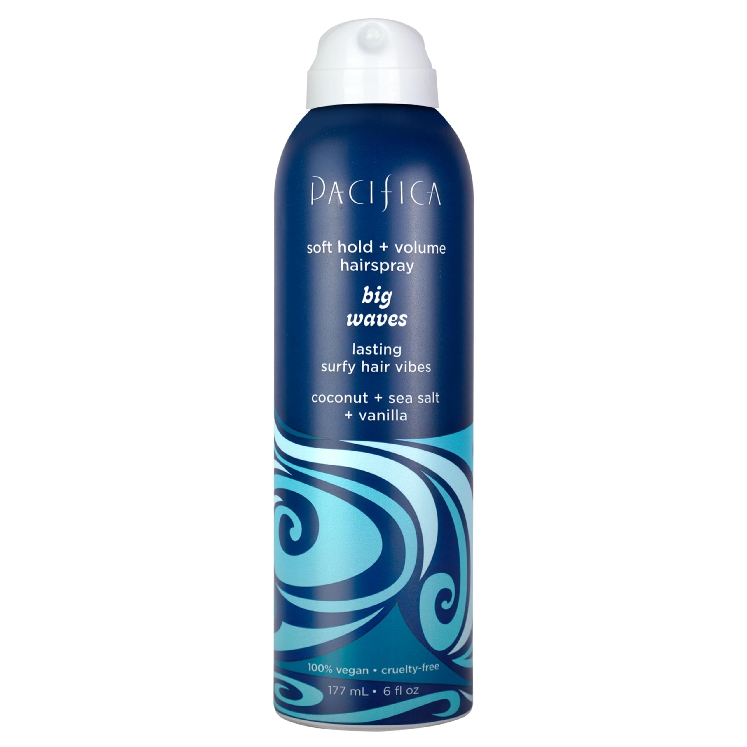 Pacifica Hairspray Soft-Hold Big Waves, 6 Fl Oz