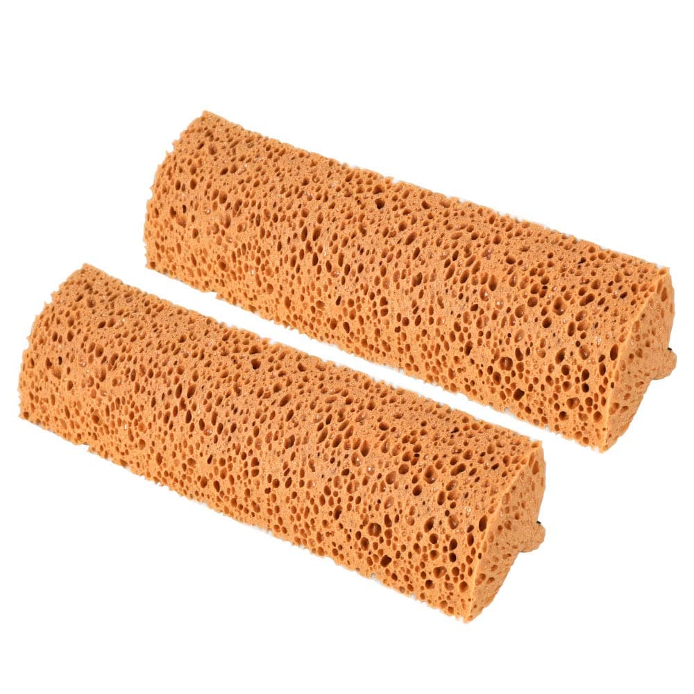 Sponge Mop Replacement Refill Head Home Commercial Use Tile Floor Bathroom Garage Cleaning Easily Dry Wringing 2 PCS