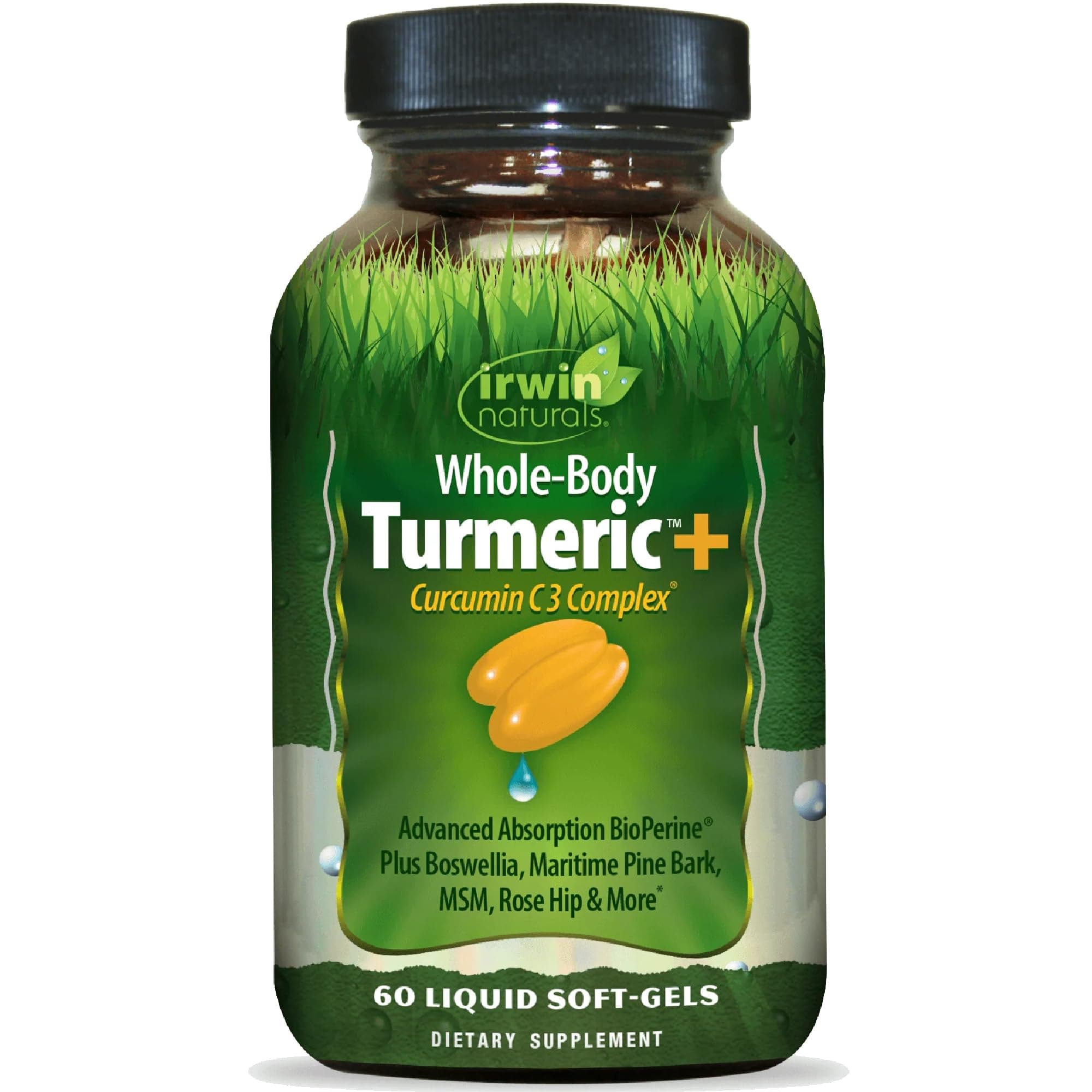 Turmeric Extra, Curcumin C3 Complex 60 Liquid Soft-Gels For Whole Body Wellness