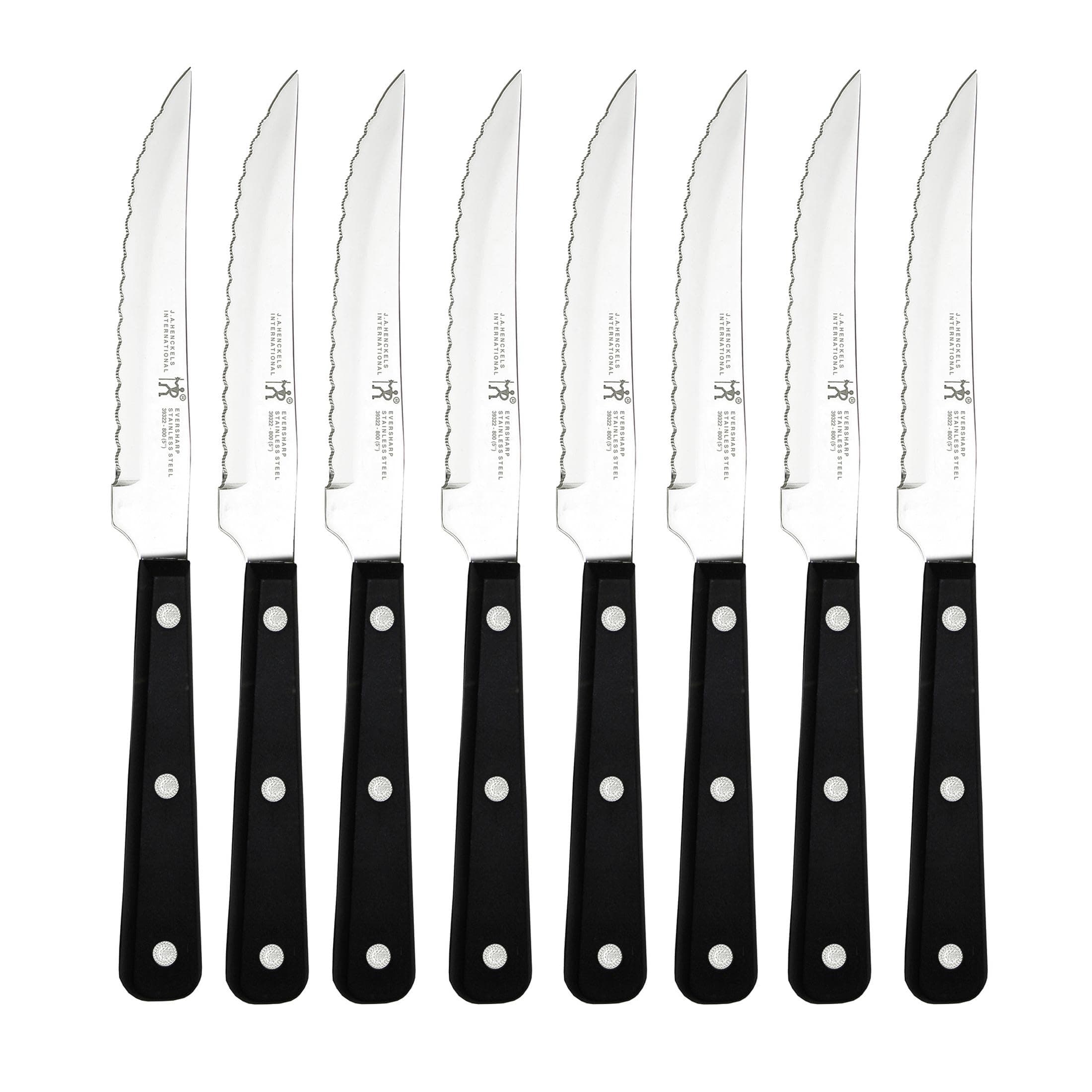 Razor-Sharp Steak Knife Set of 8, German Engineered Informed by 100+ Years of Mastery