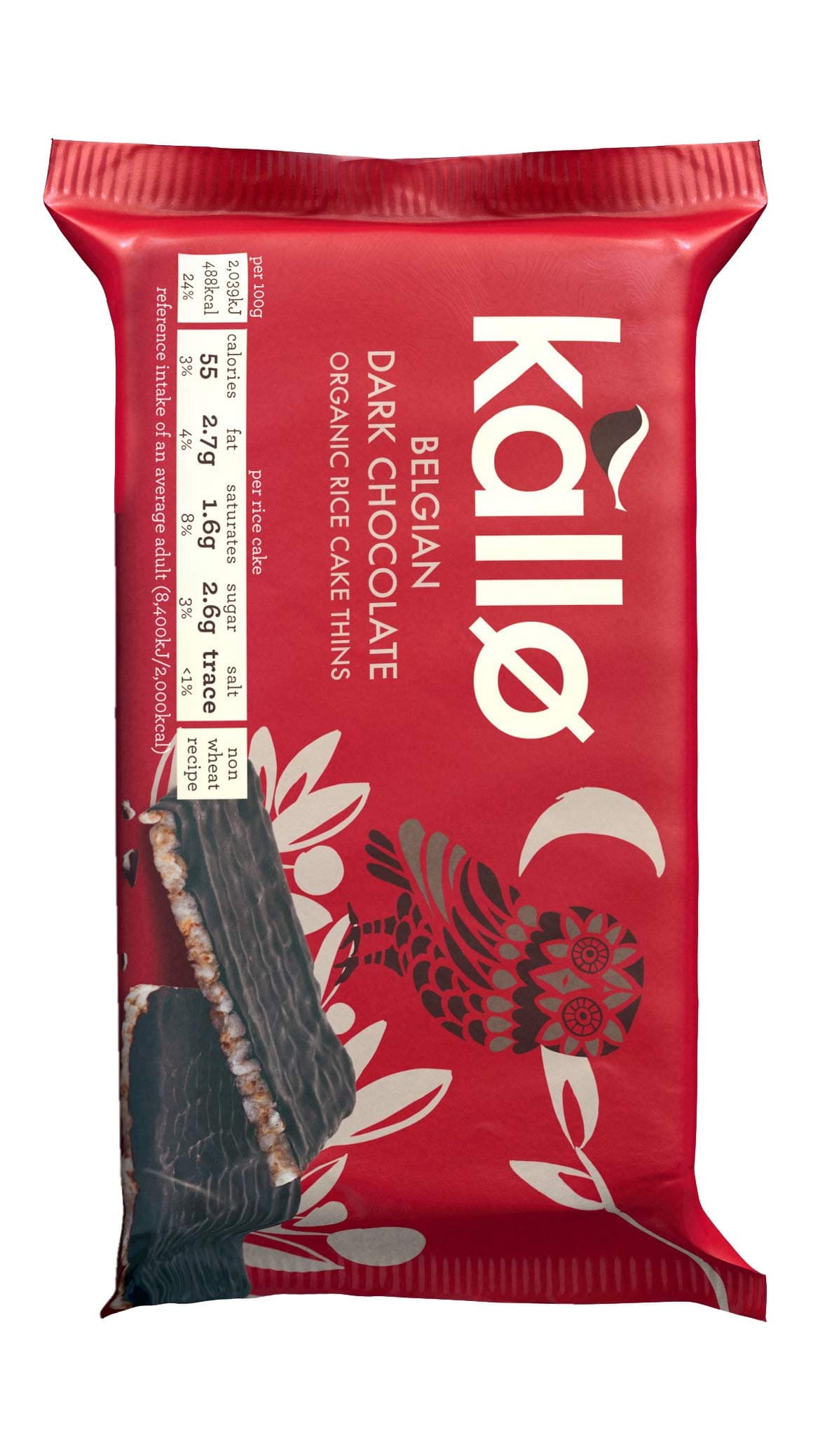 Kallo Dark Chocolate Rice Cake, 90g